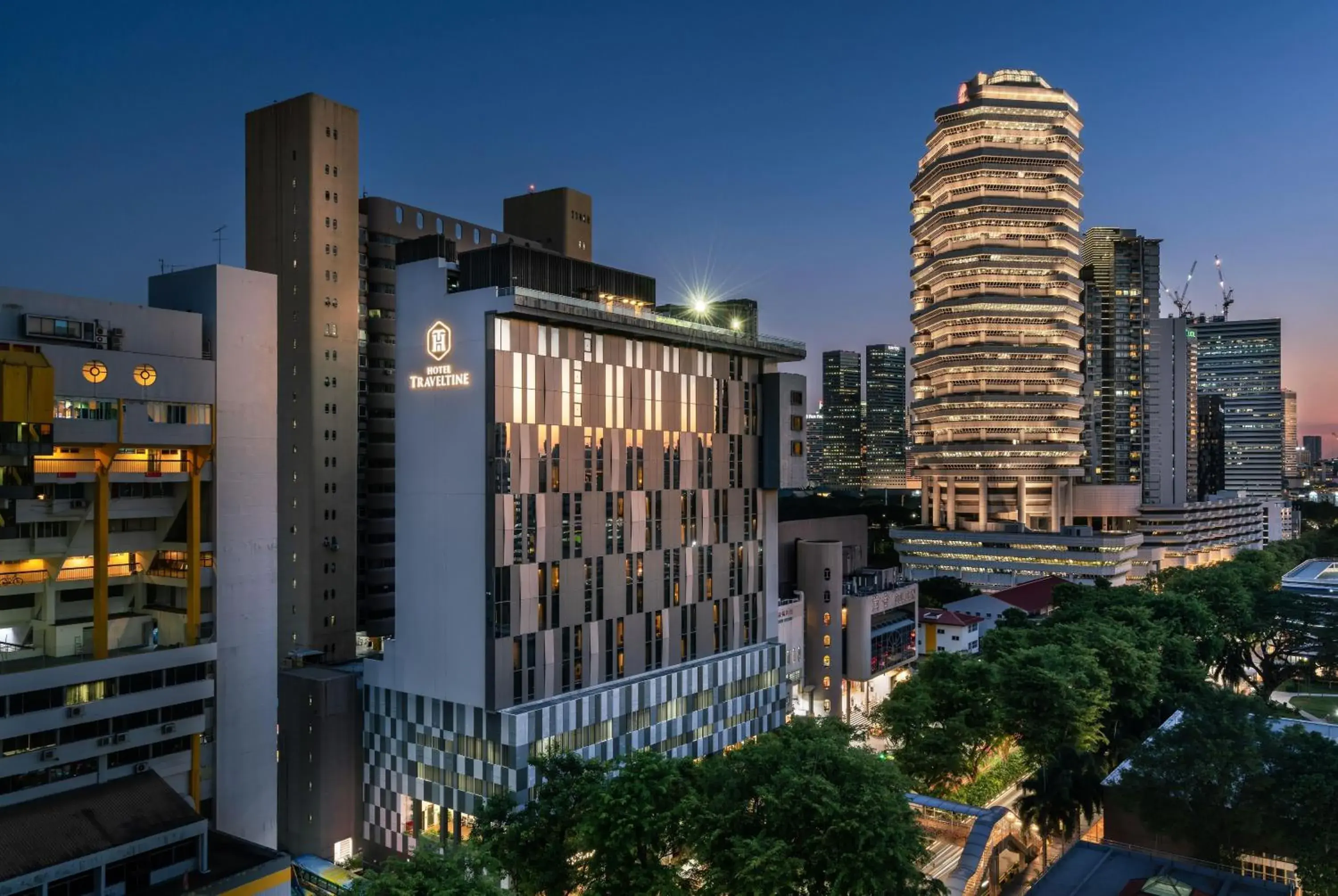 Property building in Hotel Traveltine Downtown Singapore, Trademark Collection Property building in Hotel Traveltine Downtown Singapore, Trademark Collection