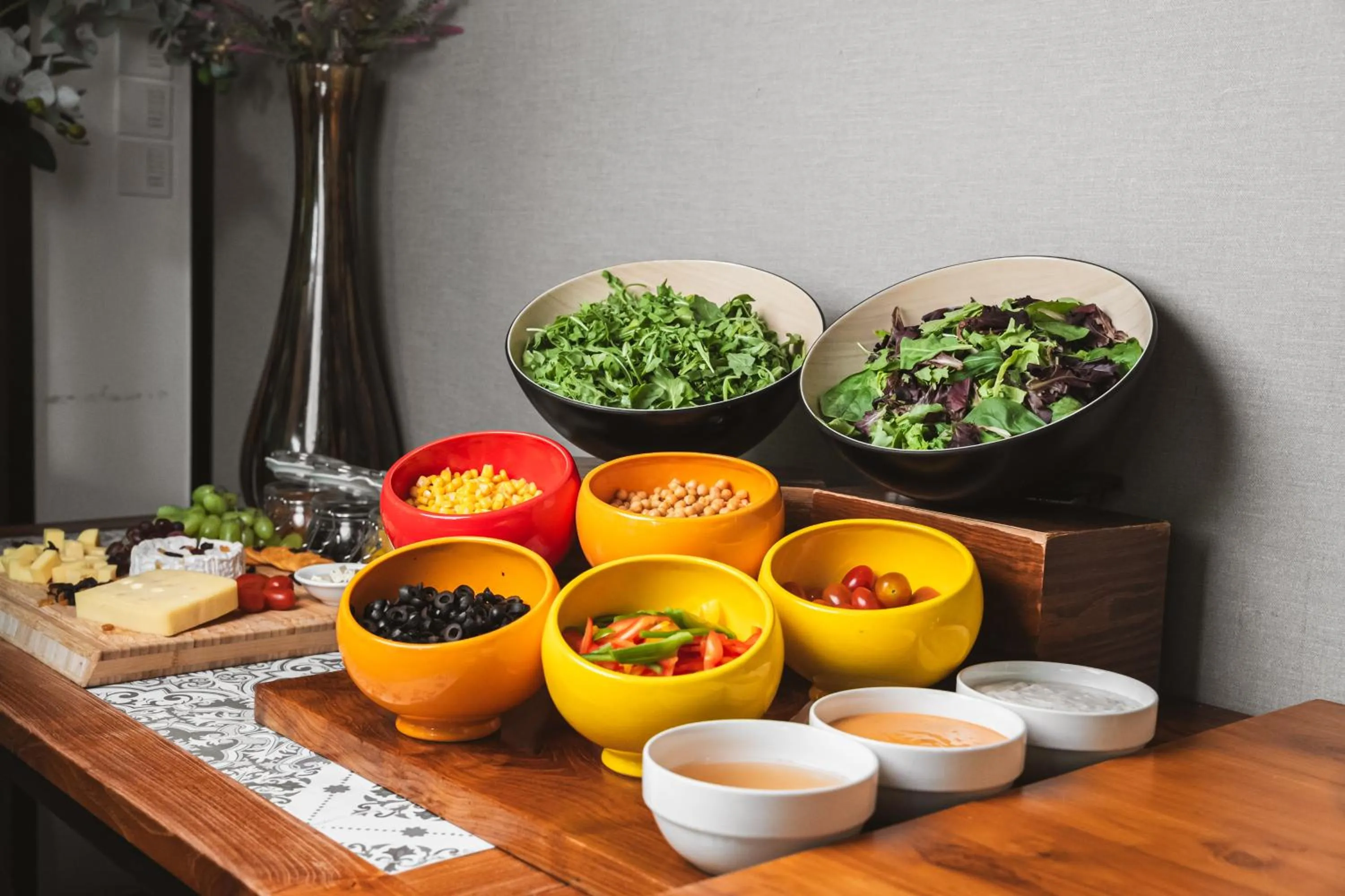 Buffet breakfast in Hotel Traveltine Downtown Singapore, Trademark Collection