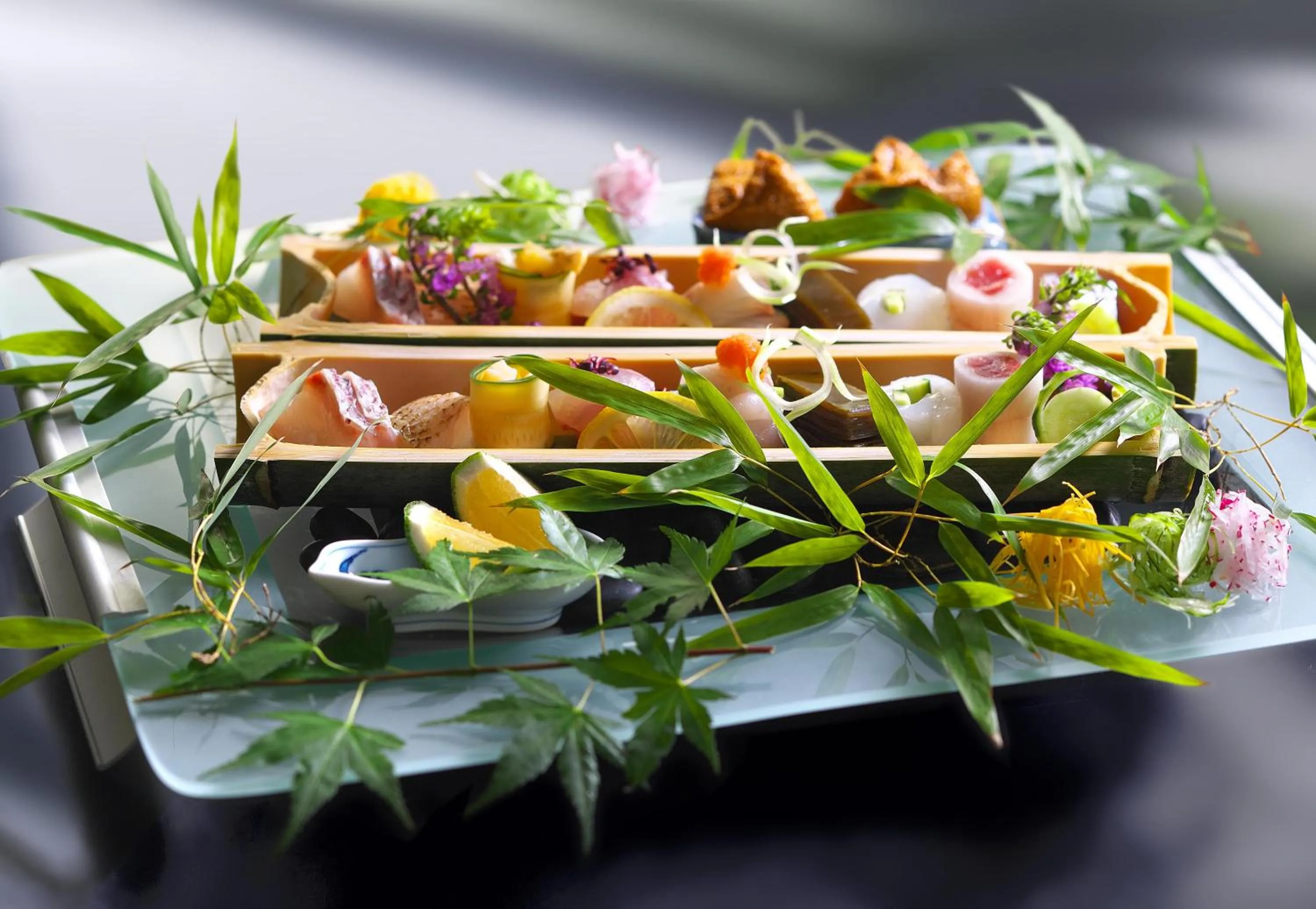 Food close-up in Sekizenkan Kashotei Sanso