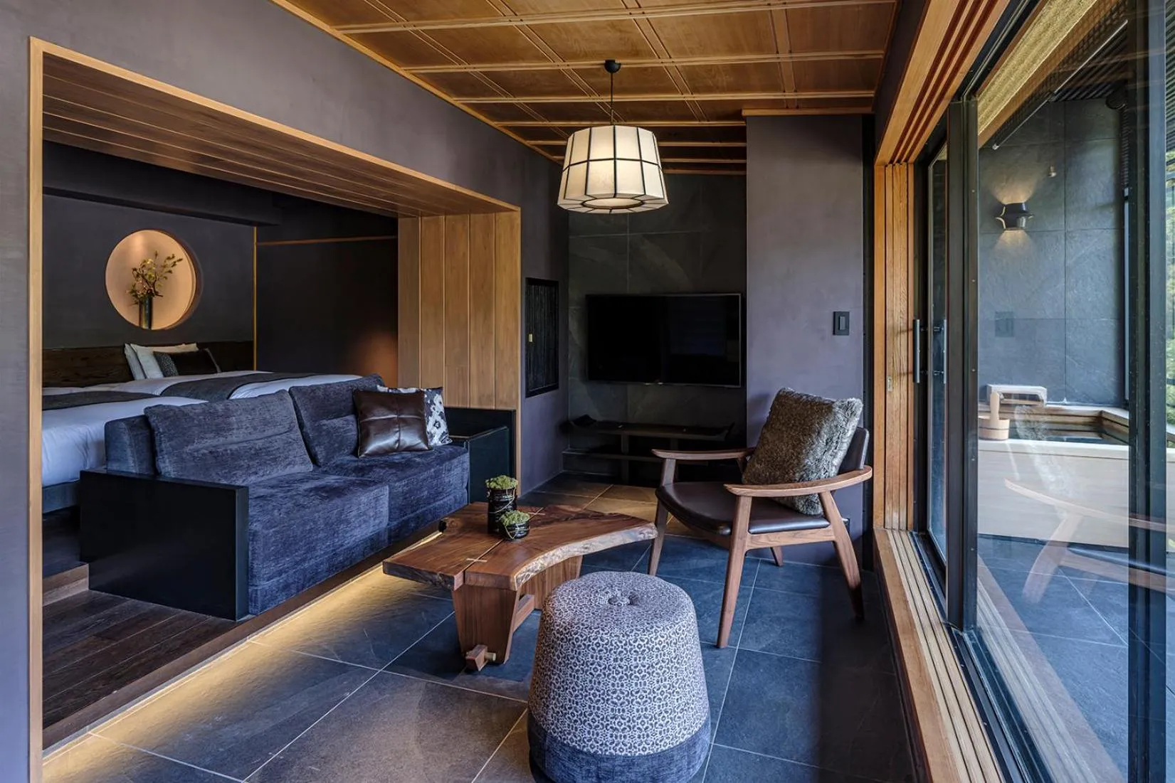 Photo of the whole room in Sekizenkan Kashotei Sanso