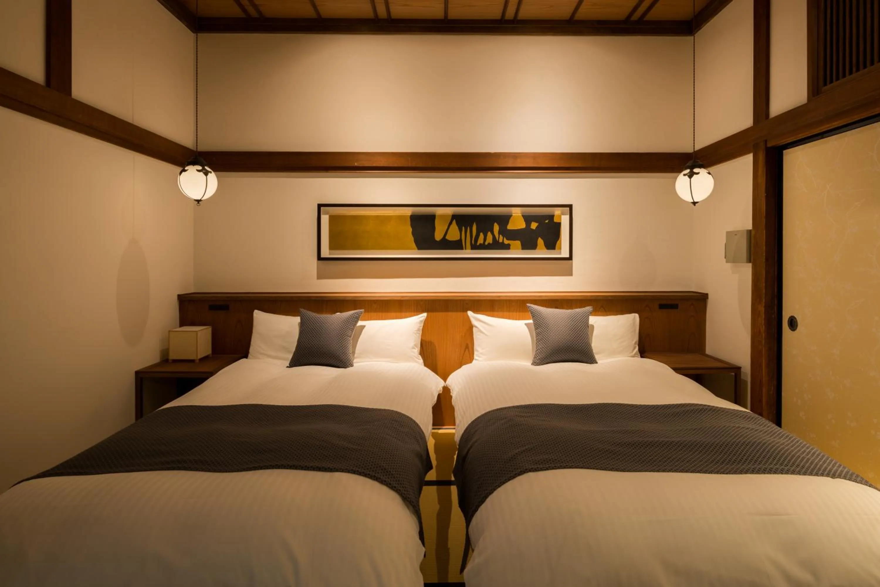 Photo of the whole room, Bed in Sekizenkan Kashotei Sanso