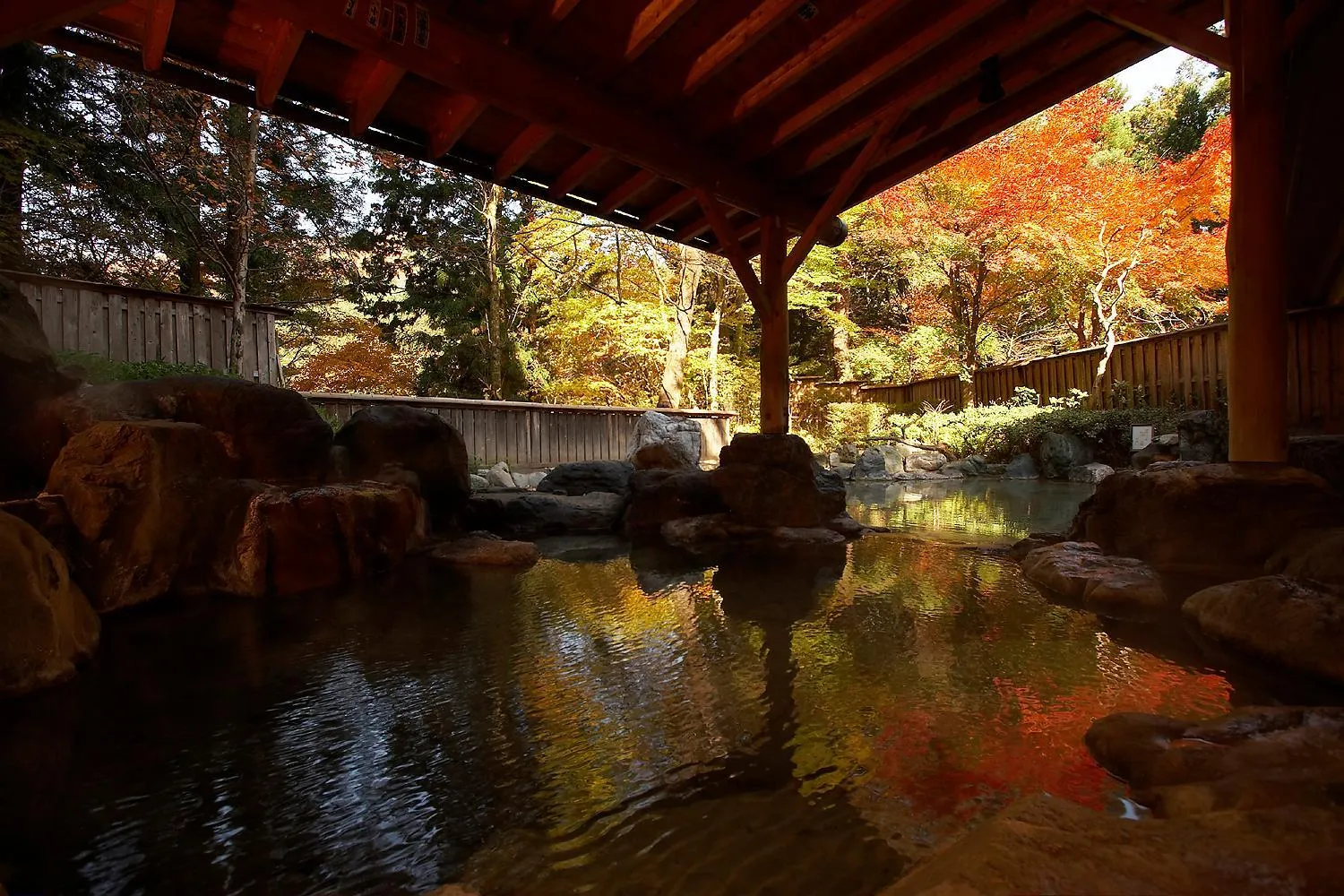 Open Air Bath in Sekizenkan Kashotei Sanso