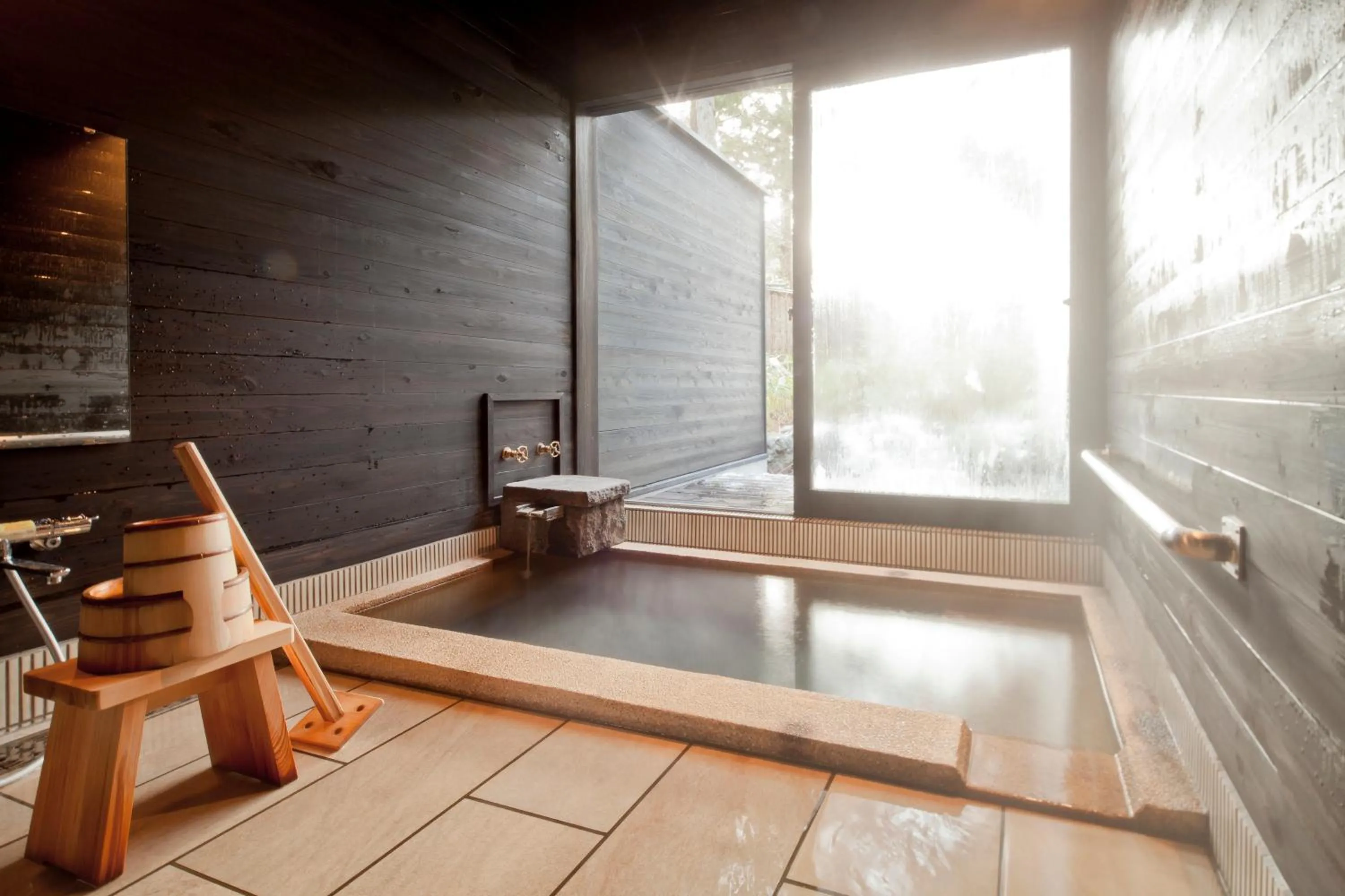 Hot Spring Bath in Sekizenkan Kashotei Sanso