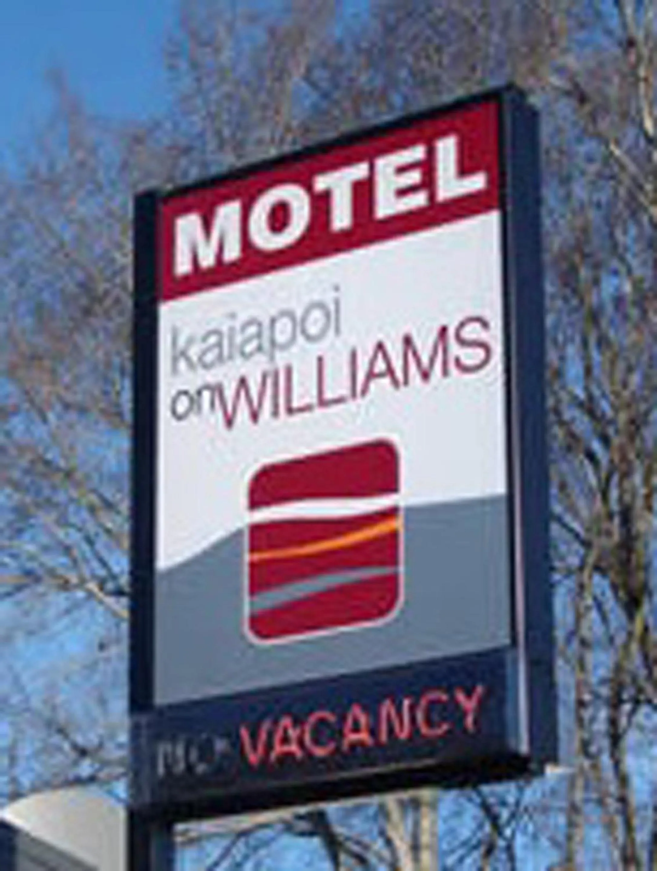Logo/Certificate/Sign in Kaiapoi on Williams Motel