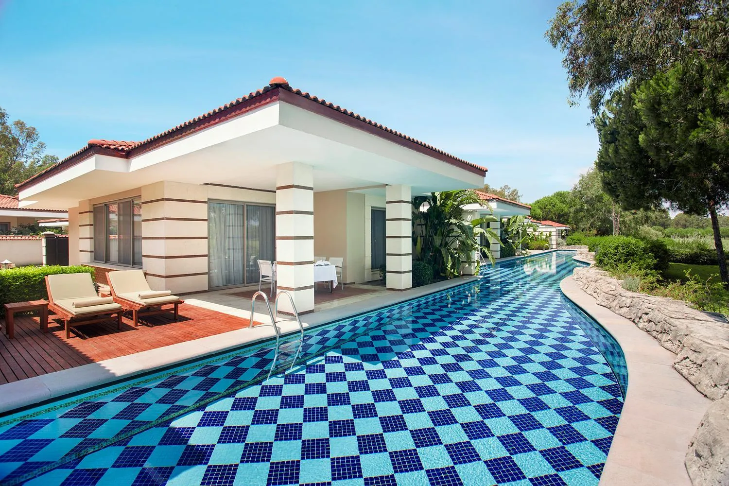 Swimming pool in Kempinski Hotel The Dome Belek