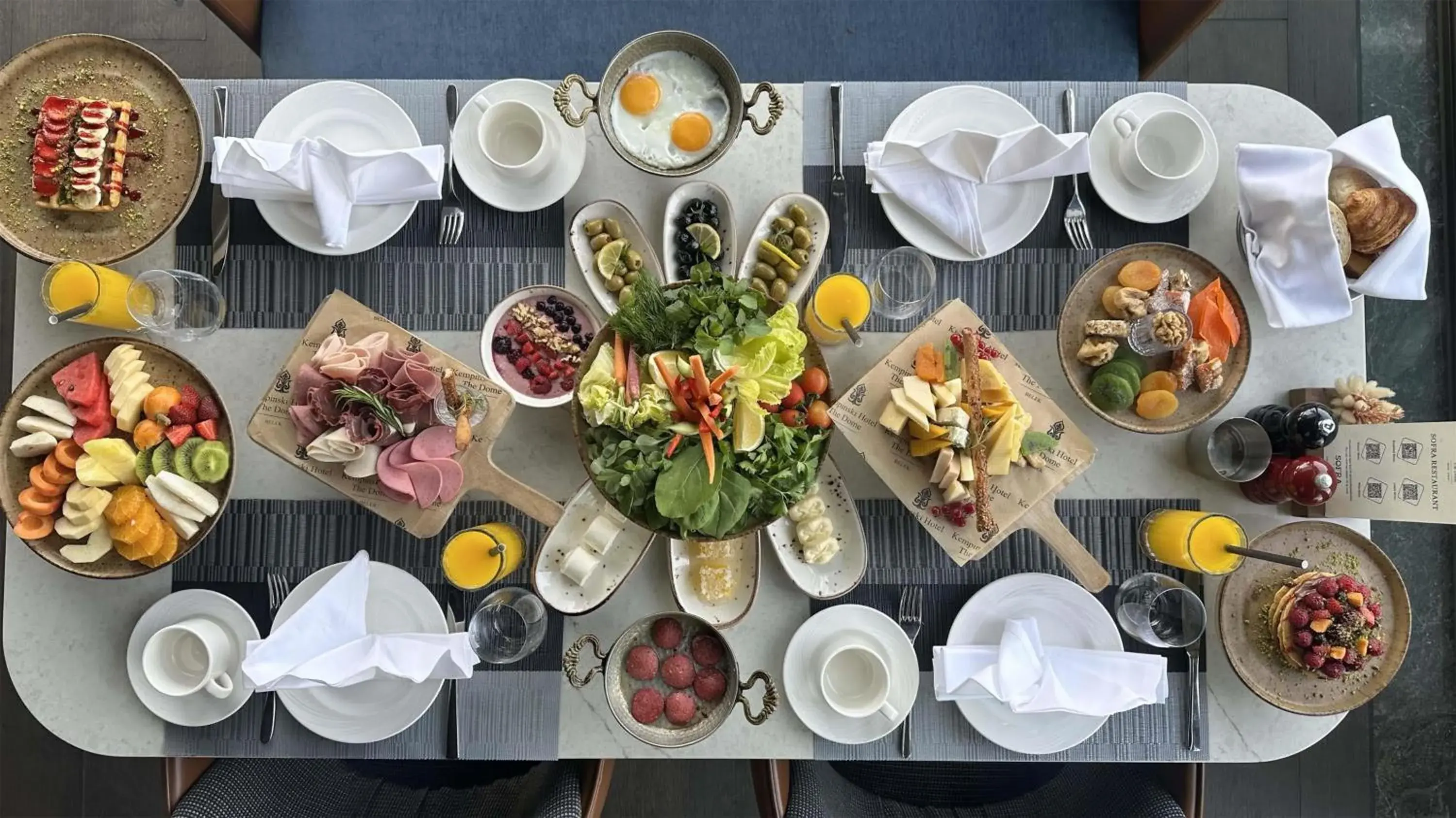 Breakfast in Kempinski Hotel The Dome Belek Breakfast in Kempinski Hotel The Dome Belek