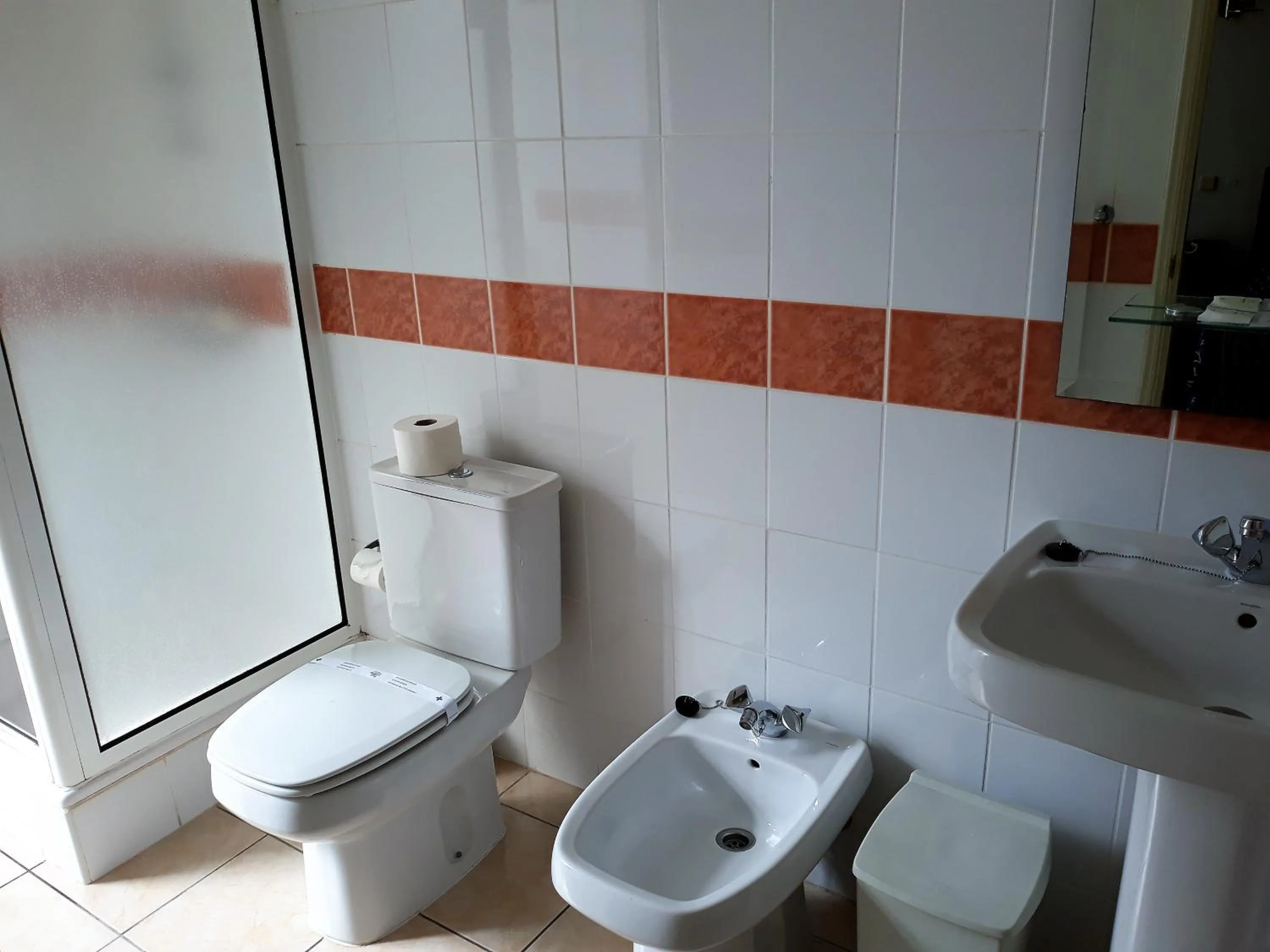 Bathroom in Hotel Alianca