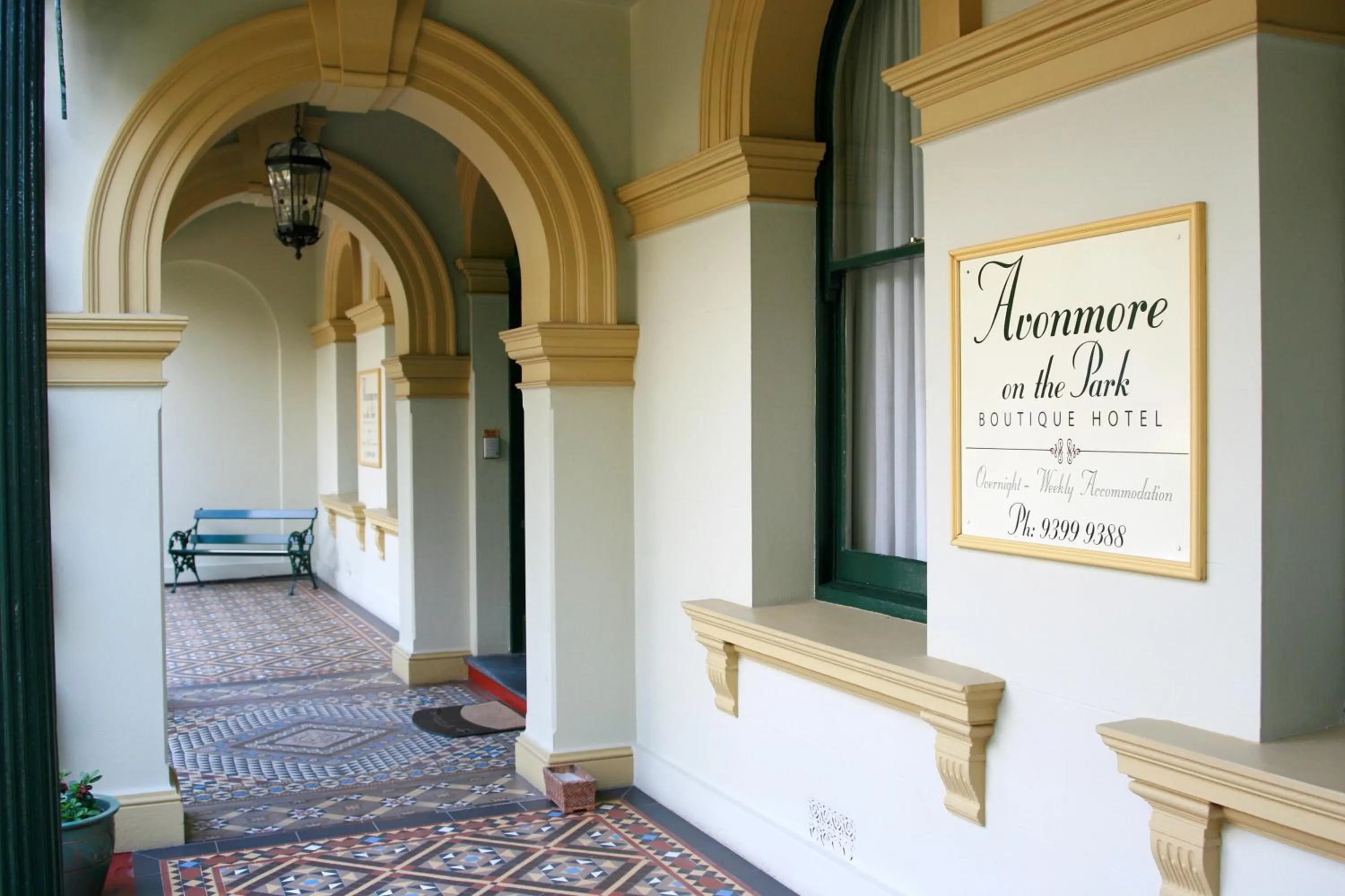 Facade/entrance in Avonmore On The Park Boutique Hotel