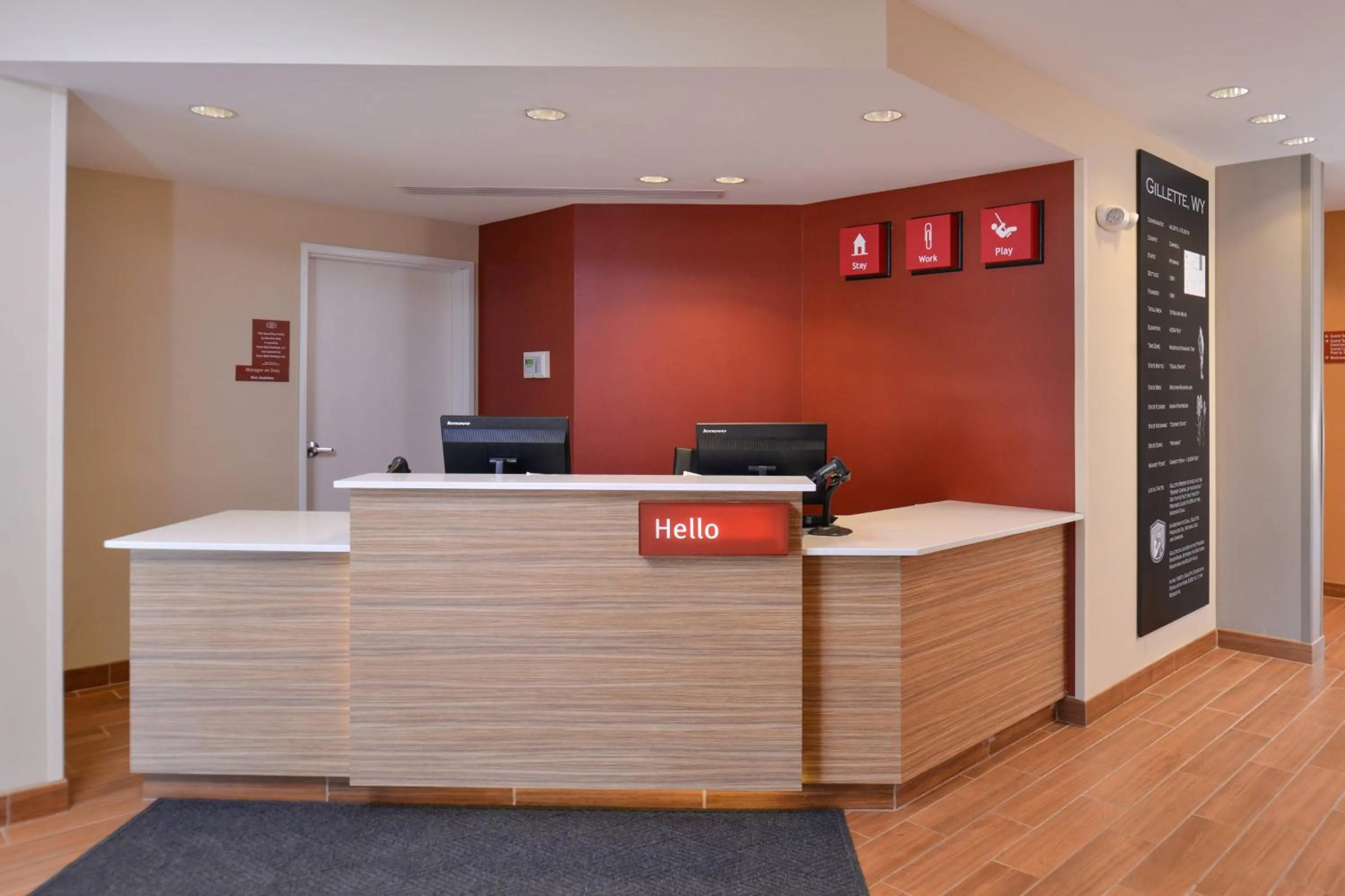 Lobby or reception in TownePlace Suites by Marriott Gillette