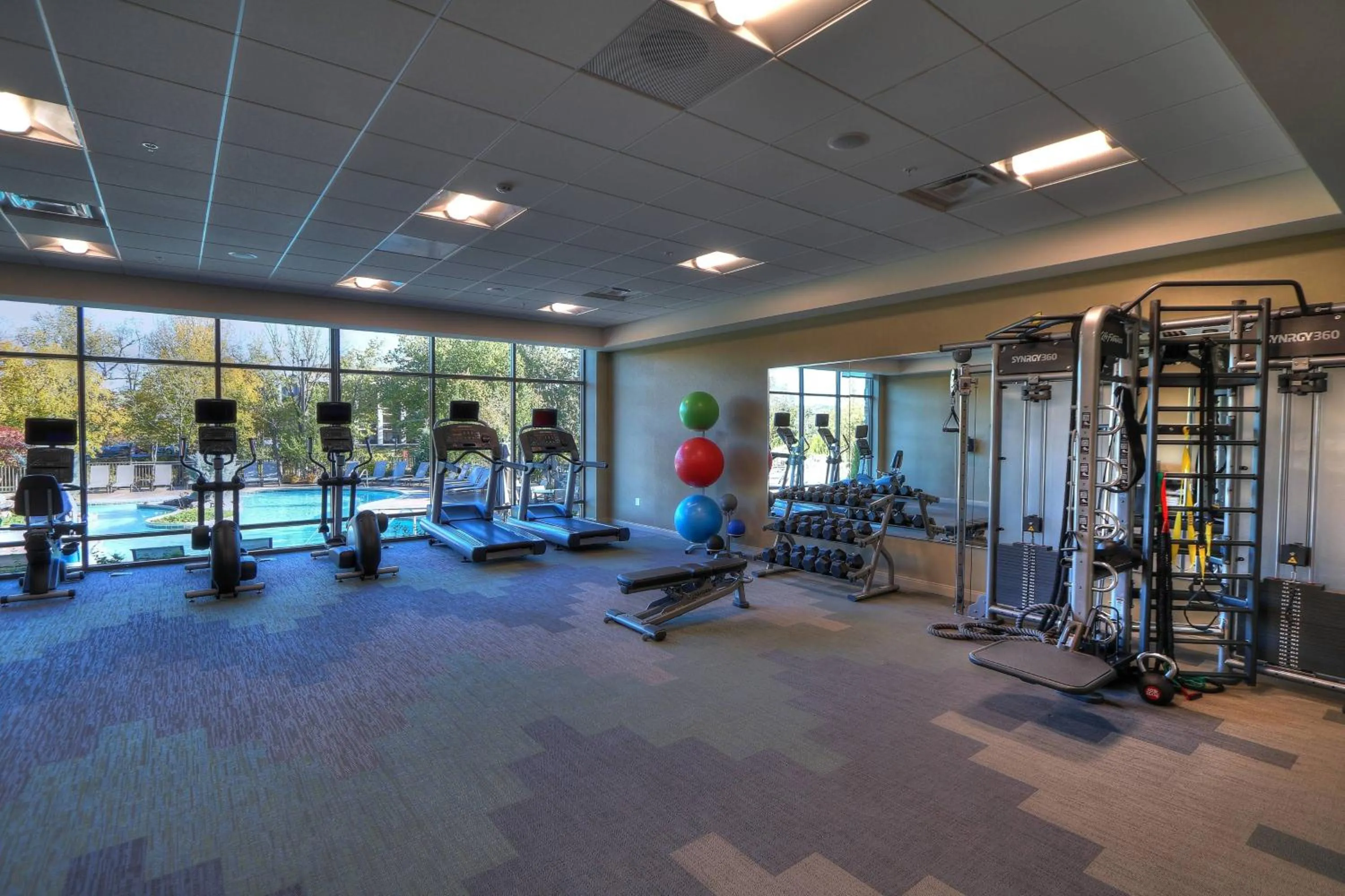 Fitness centre/facilities in Courtyard by Marriott Pigeon Forge