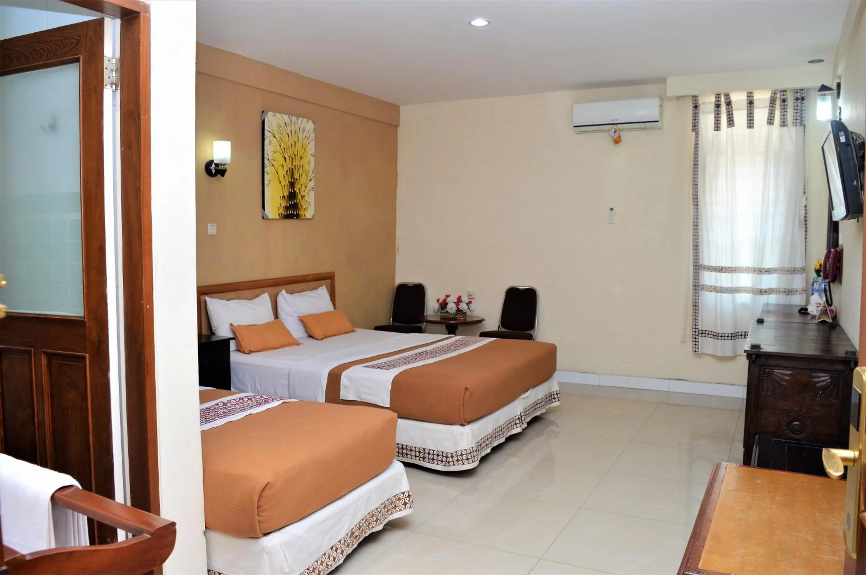 Bed in Hotel Mataram 2 Malioboro