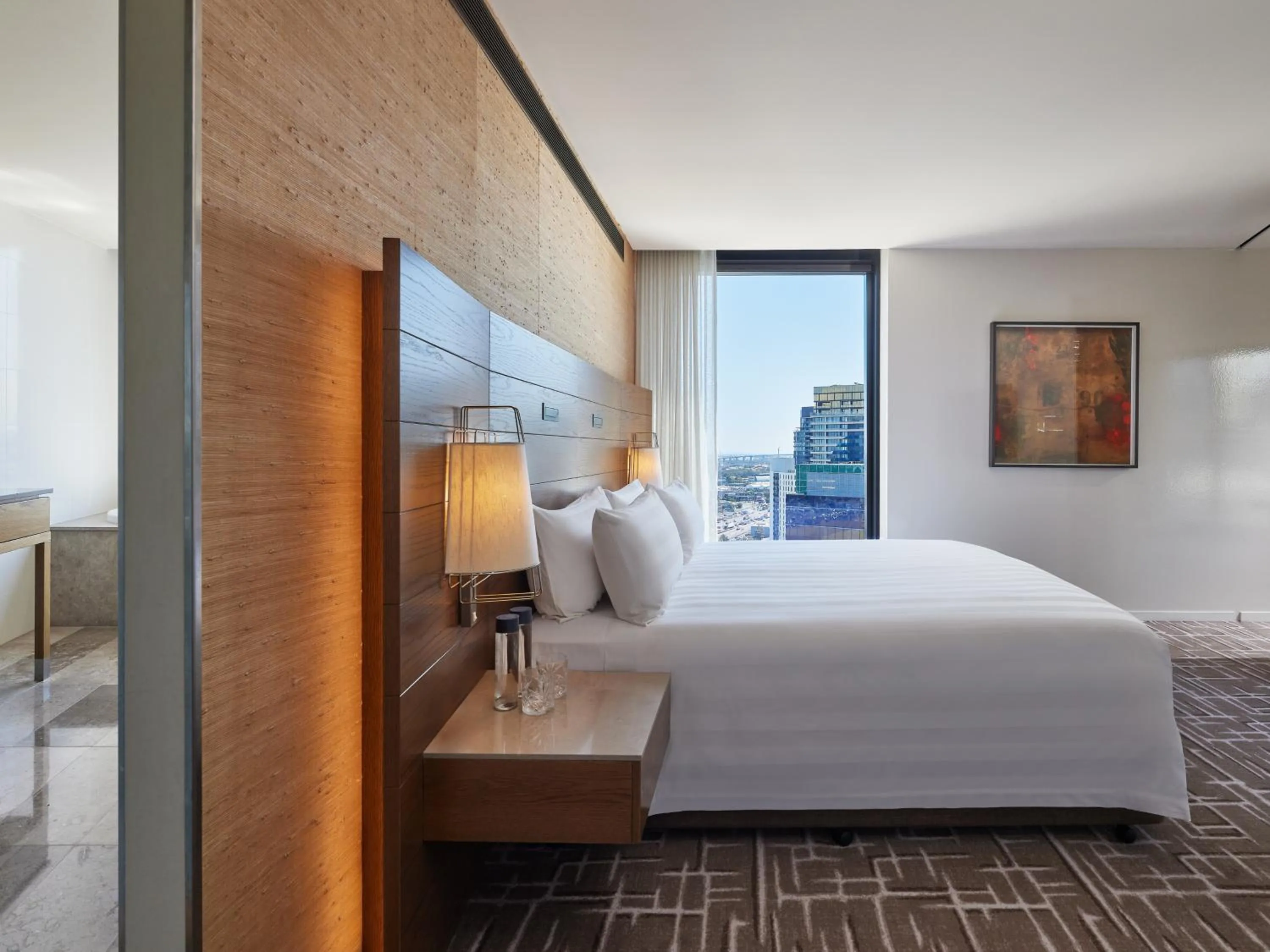 Bedroom, Bed in Pan Pacific Melbourne