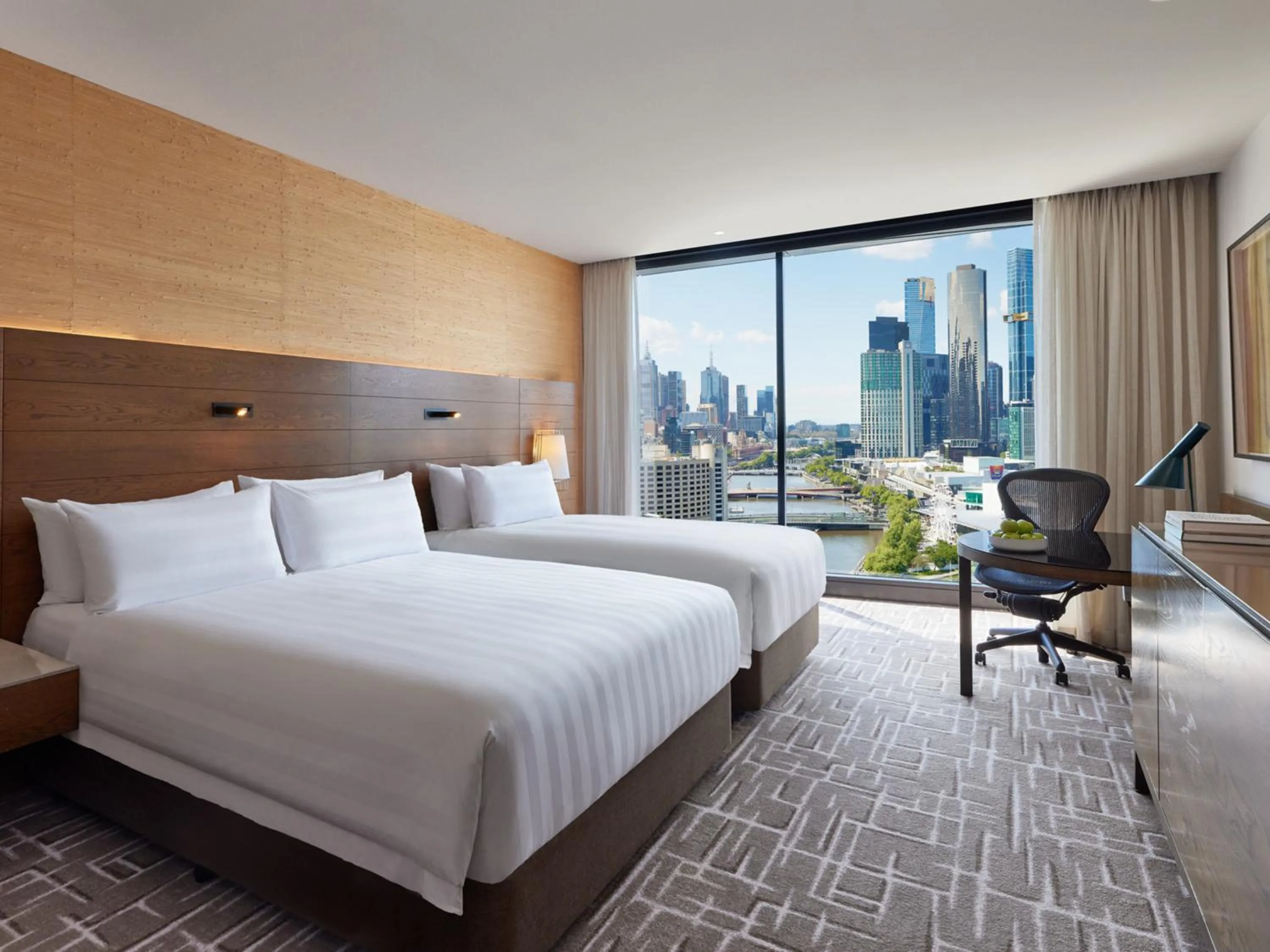 Bedroom, Bed in Pan Pacific Melbourne