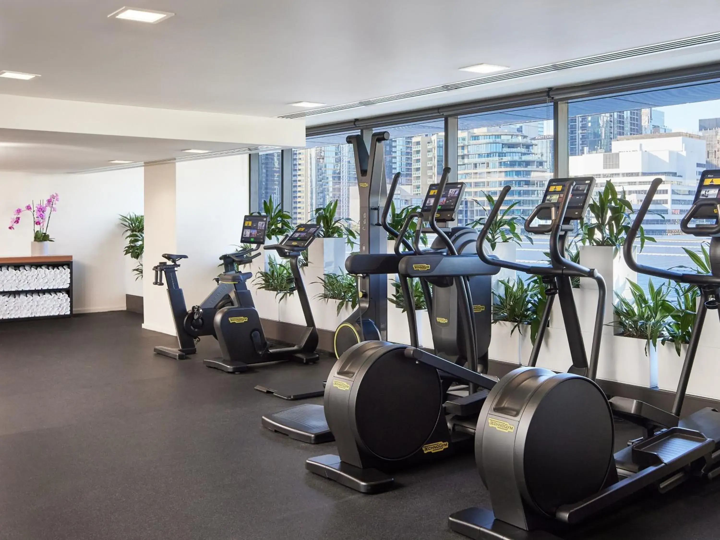 Fitness centre/facilities in Pan Pacific Melbourne Fitness centre/facilities in Pan Pacific Melbourne