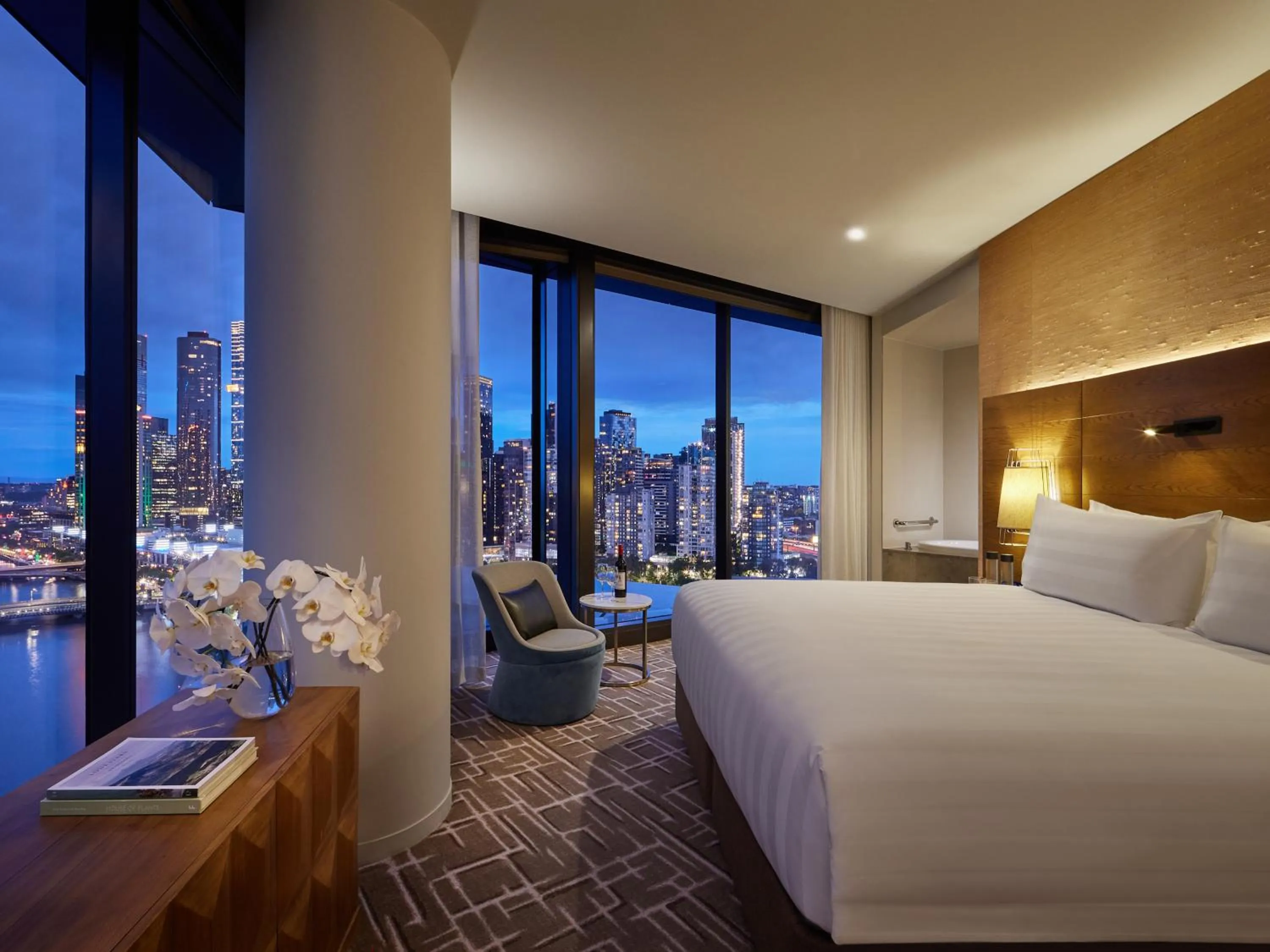 Bedroom, Bed in Pan Pacific Melbourne