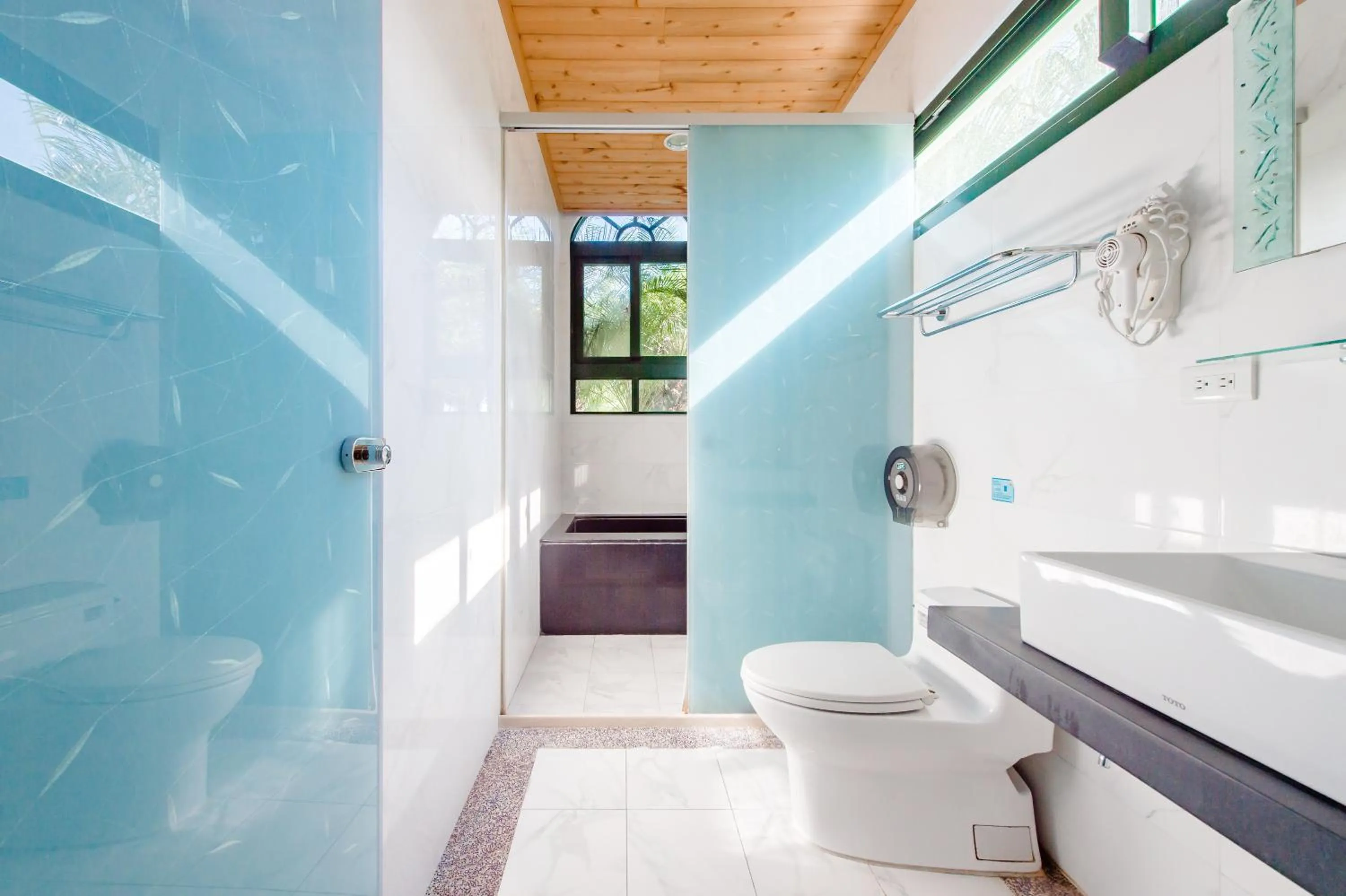 Bathroom in Summer Garden