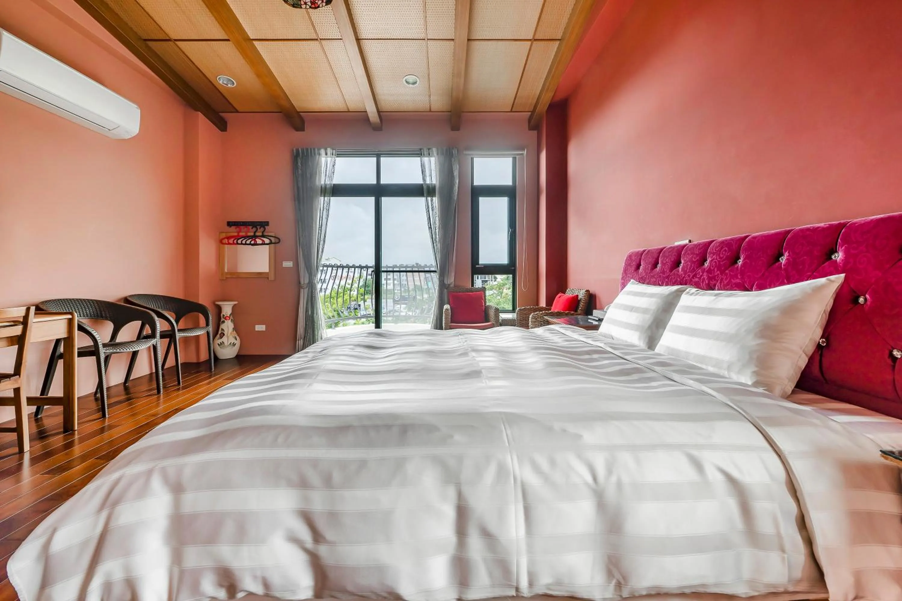 Bed in Summer Garden