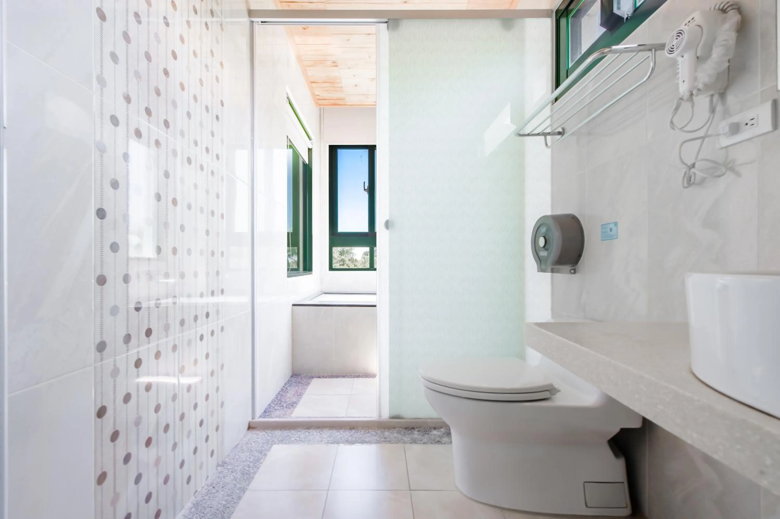 Bathroom in Summer Garden