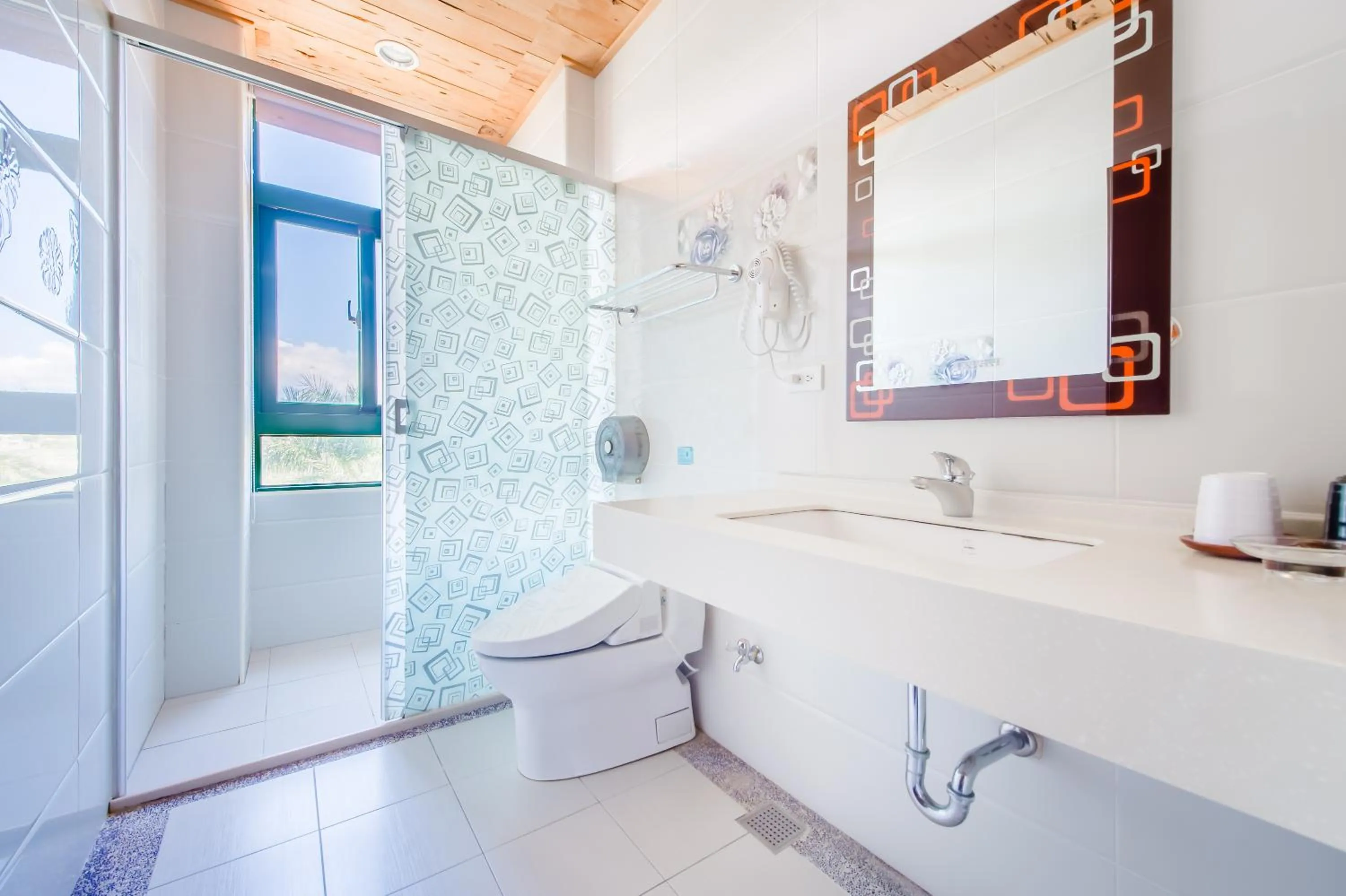 Bathroom in Summer Garden