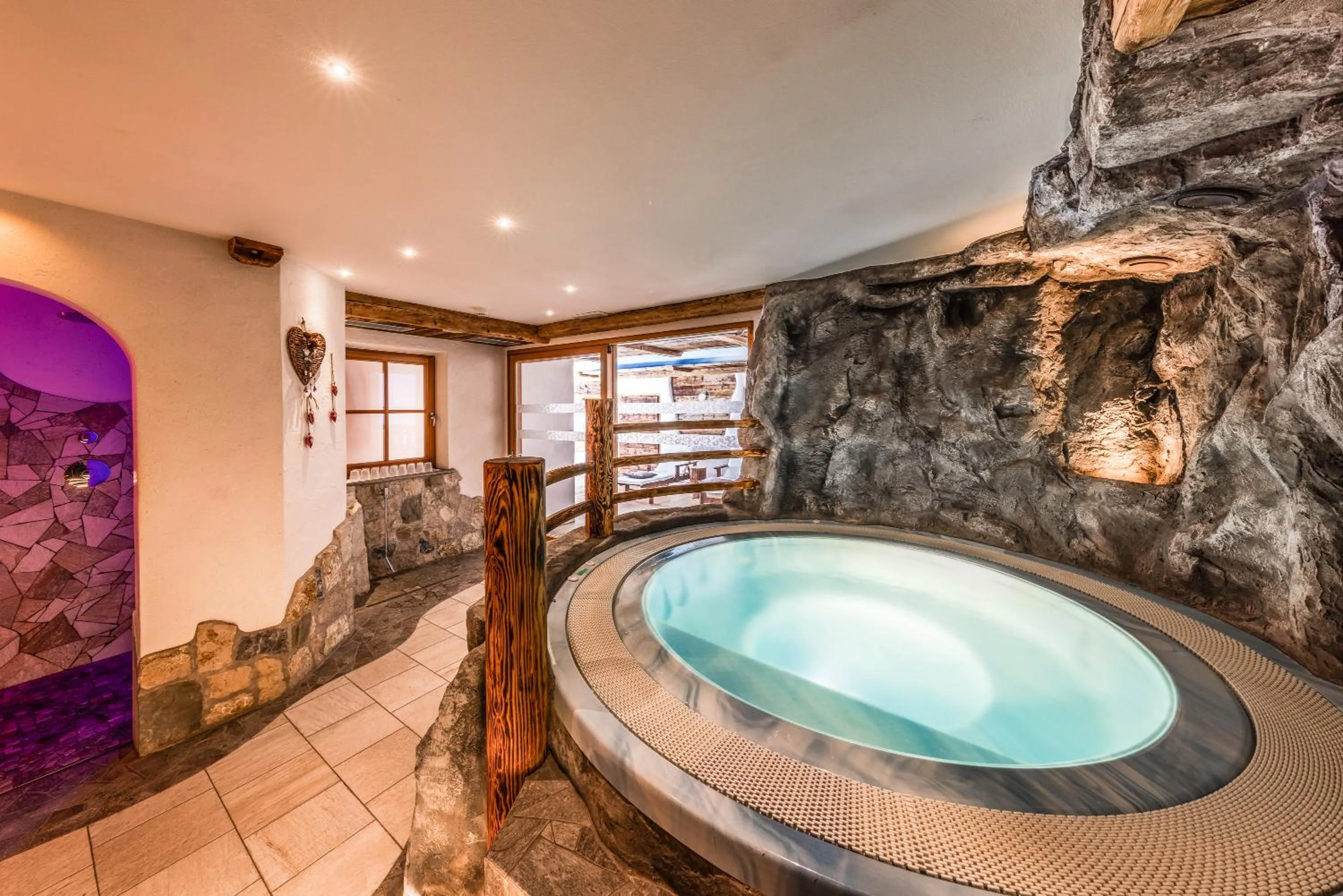 Spa and wellness centre/facilities in Hotel Pension Odles