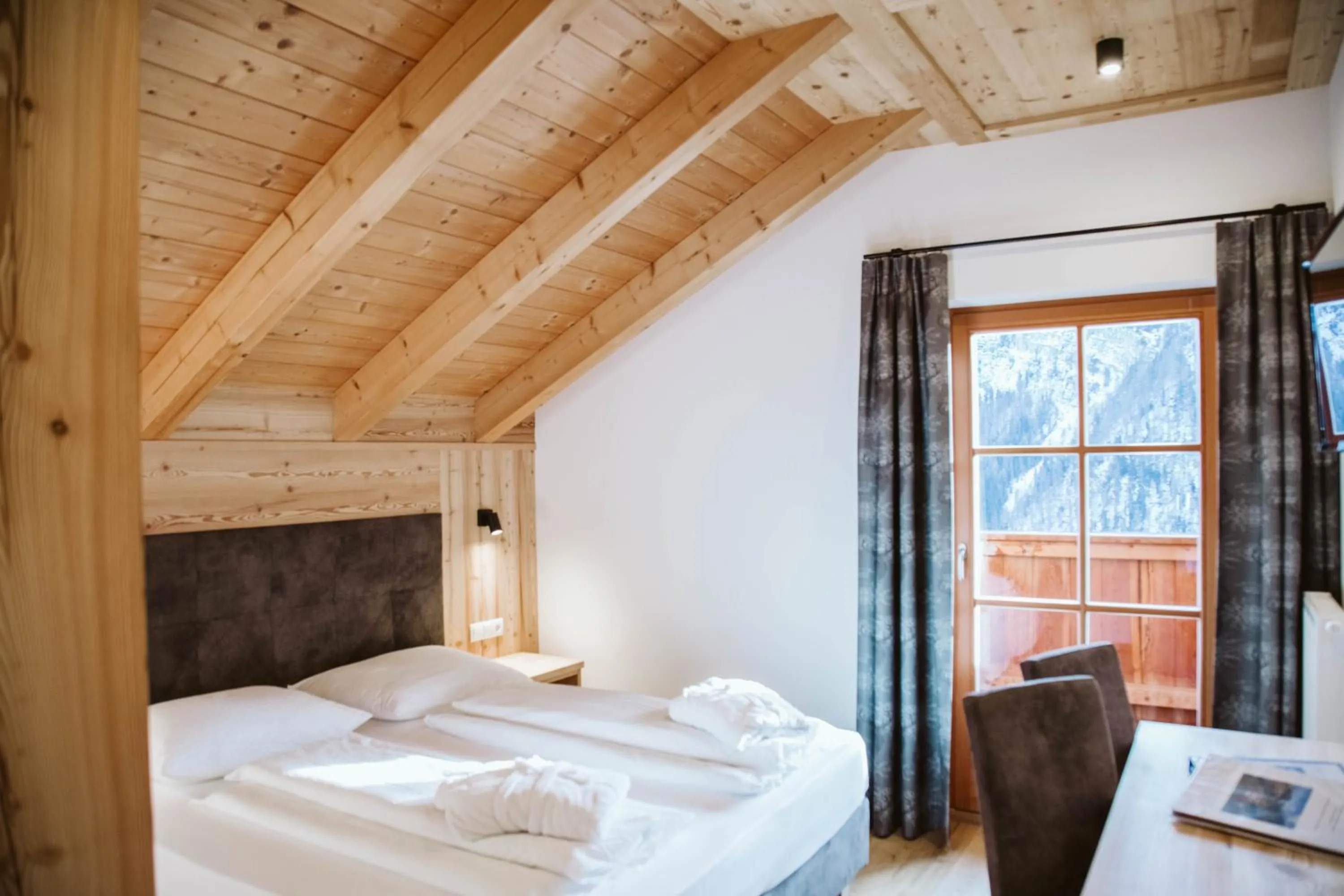 Bedroom, Bed in Hotel Pension Odles