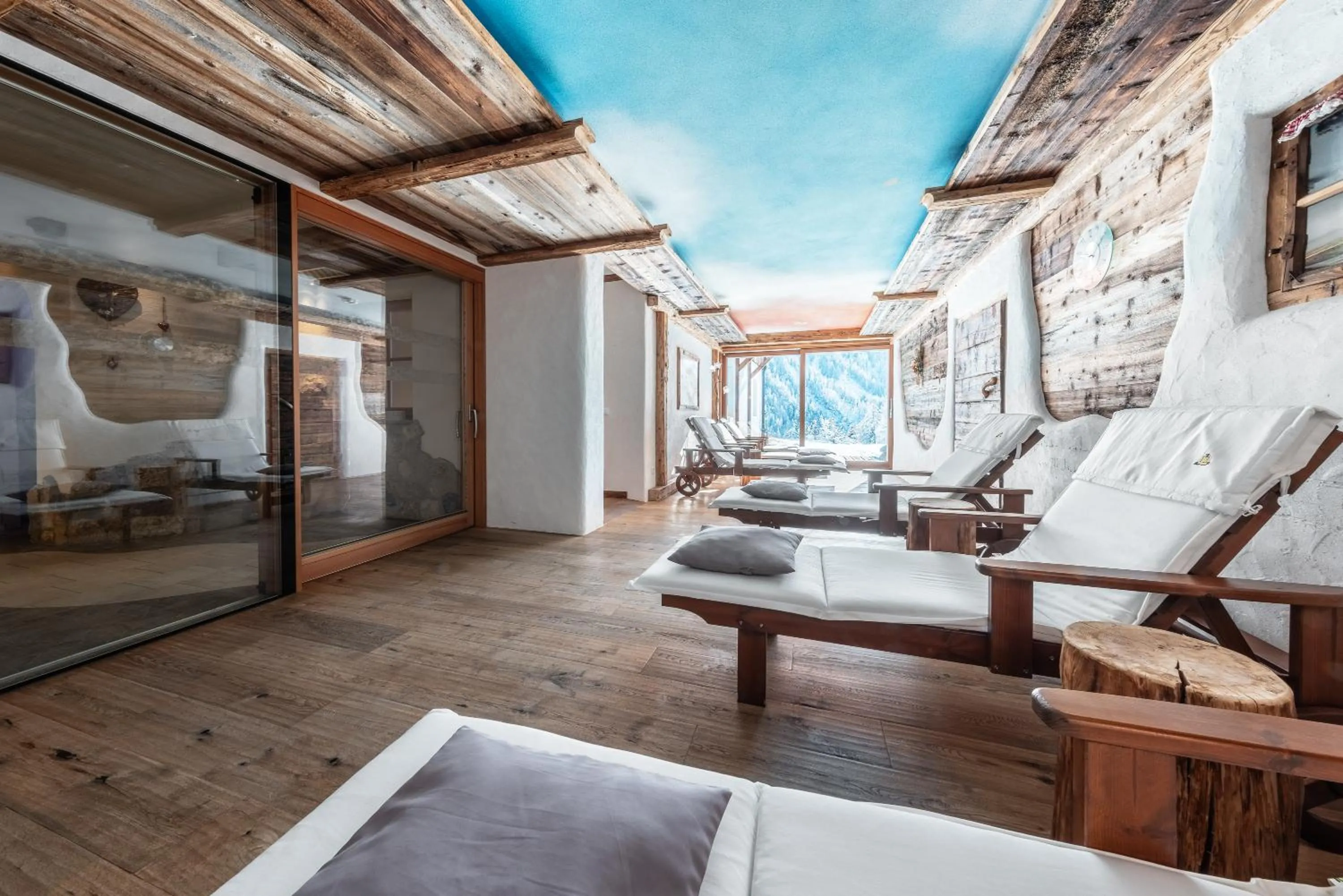 Spa and wellness centre/facilities in Hotel Pension Odles