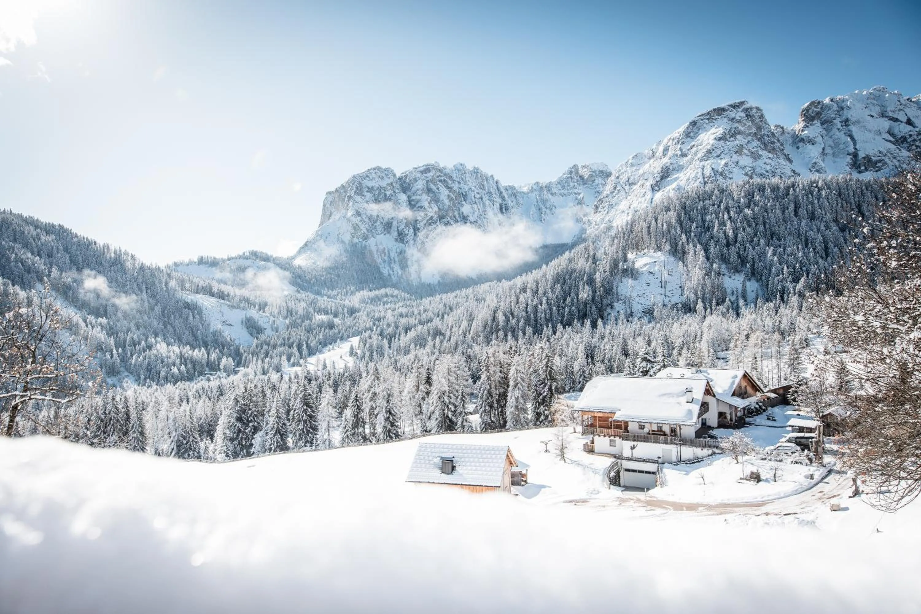 Natural landscape in Hotel Pension Odles