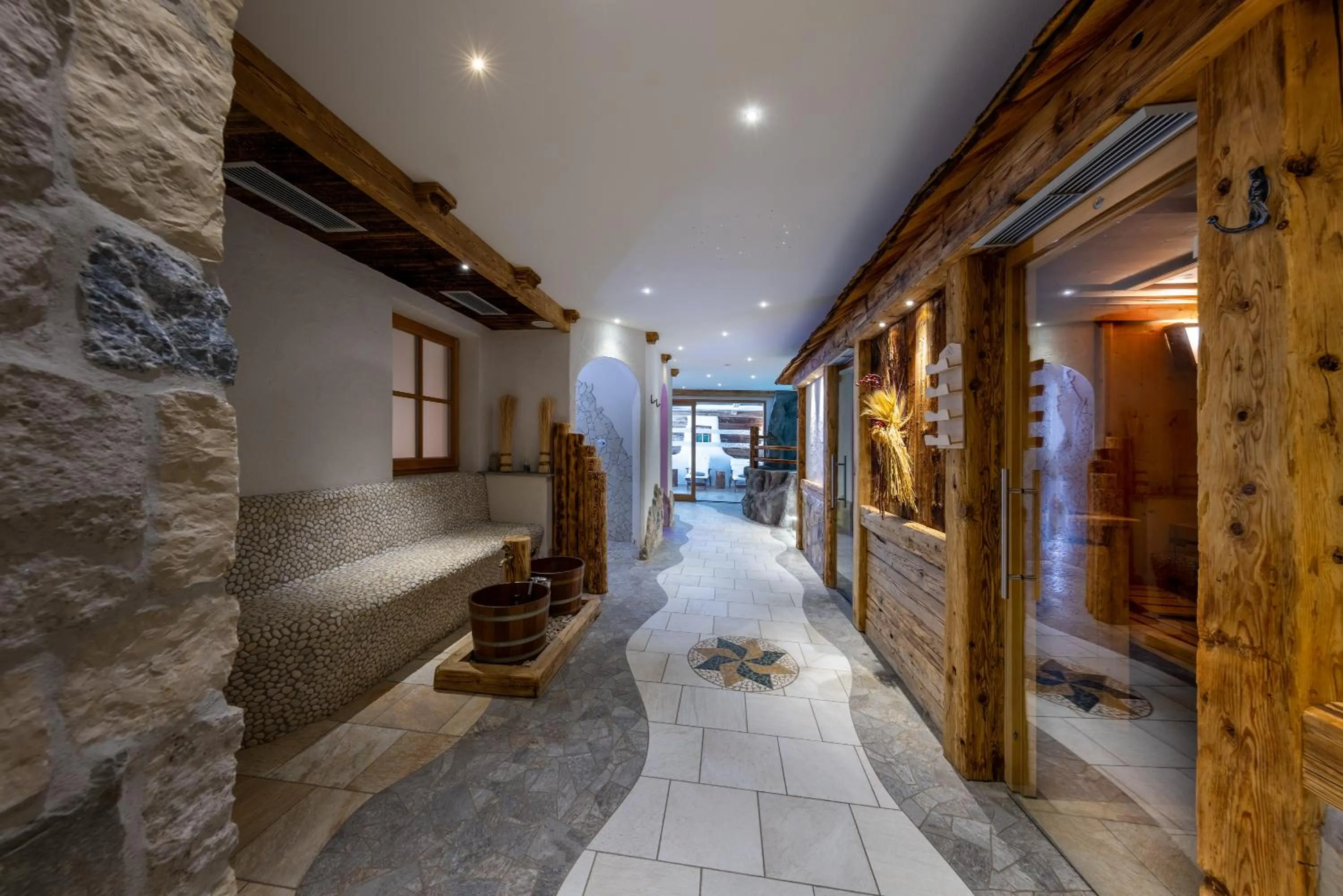 Spa and wellness centre/facilities in Hotel Pension Odles