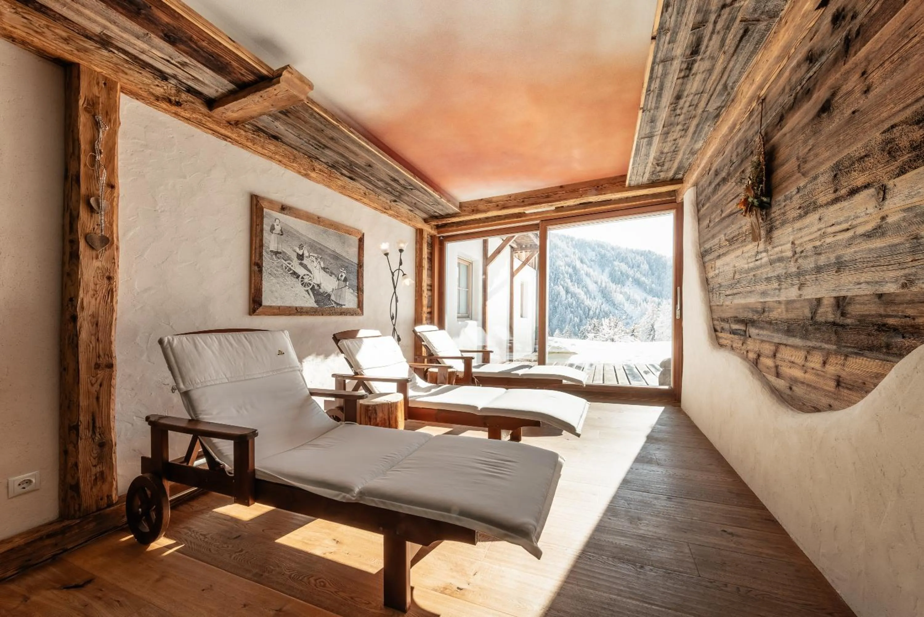 Spa and wellness centre/facilities in Hotel Pension Odles