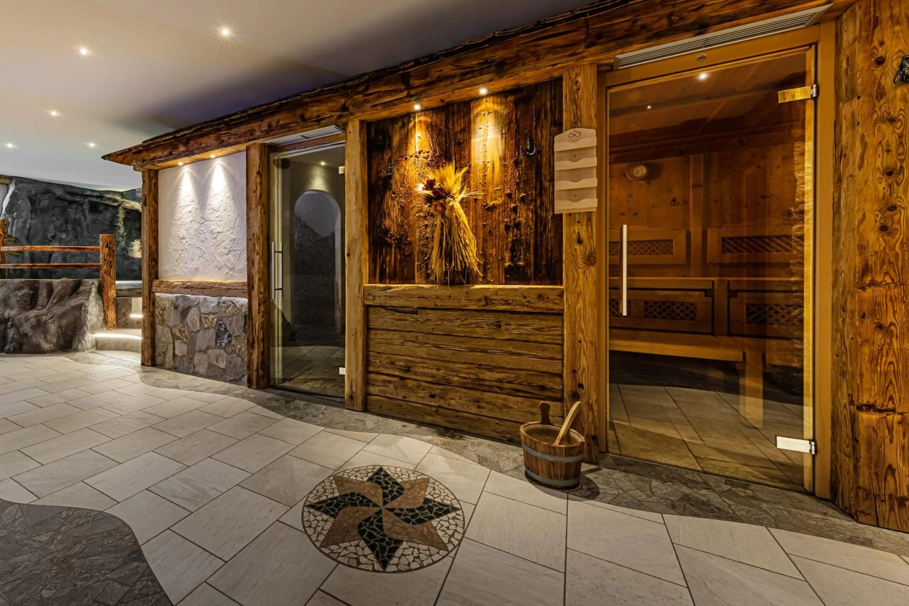 Sauna in Hotel Pension Odles