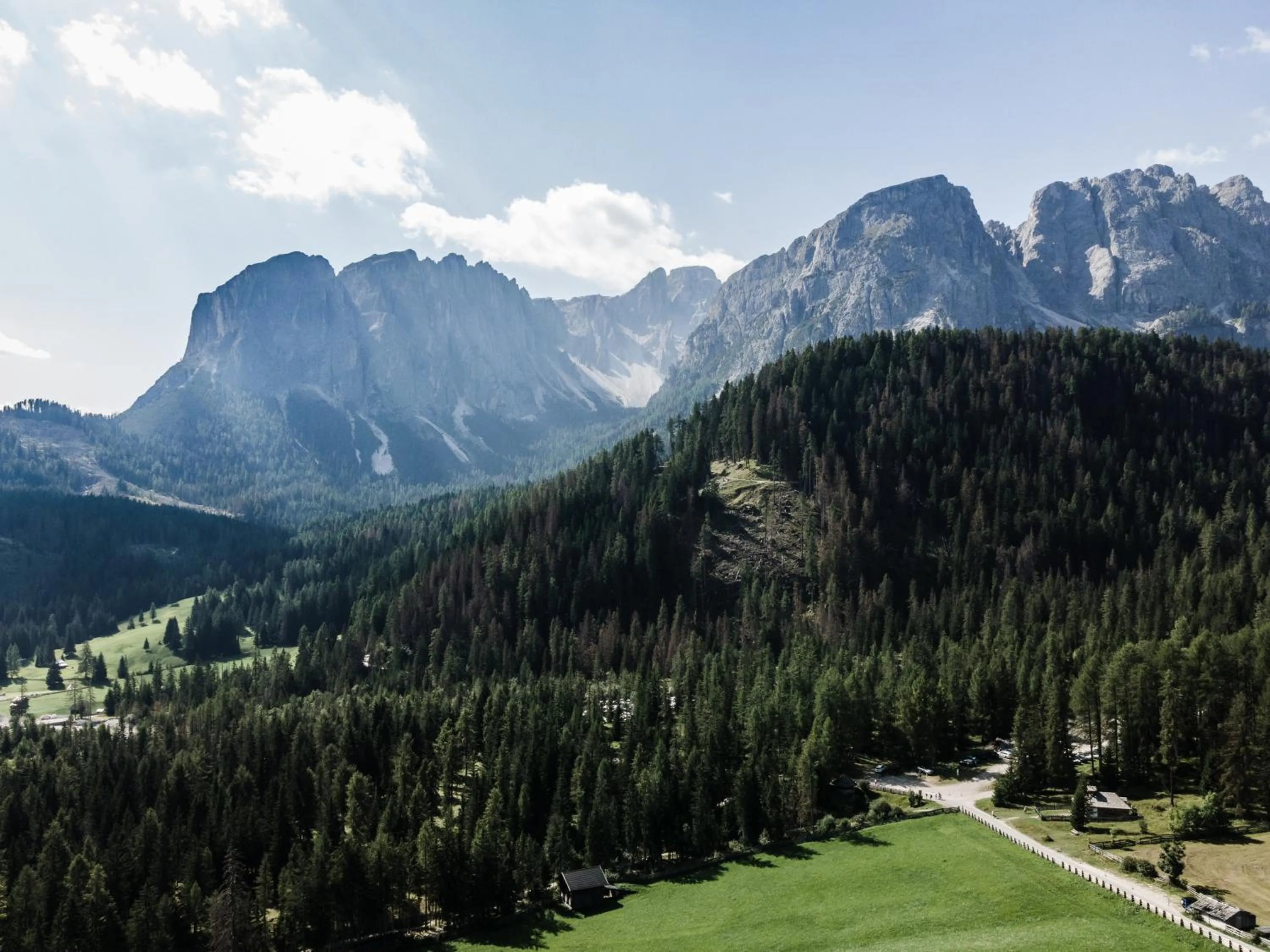 Mountain view in Hotel Pension Odles