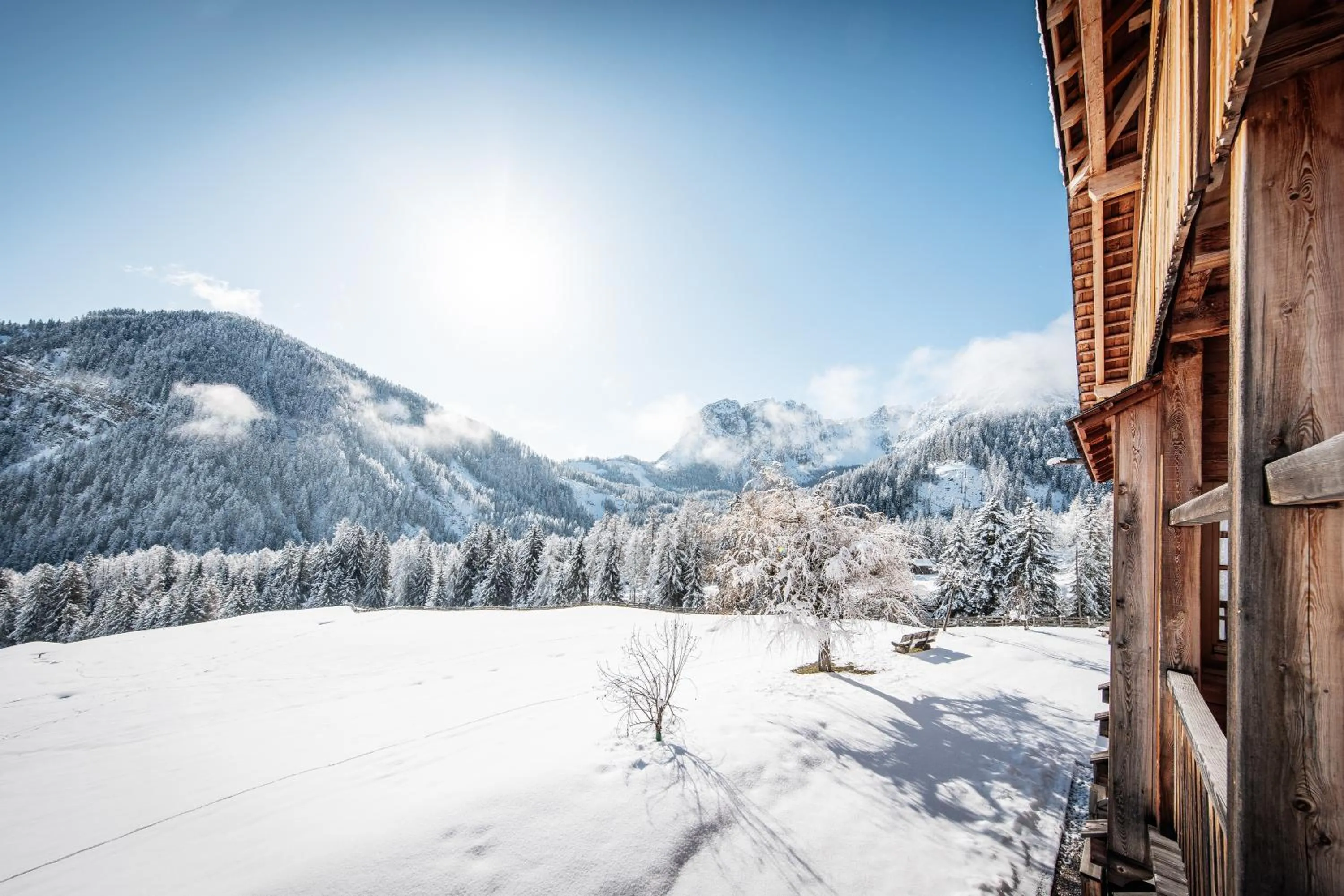Winter in Hotel Pension Odles
