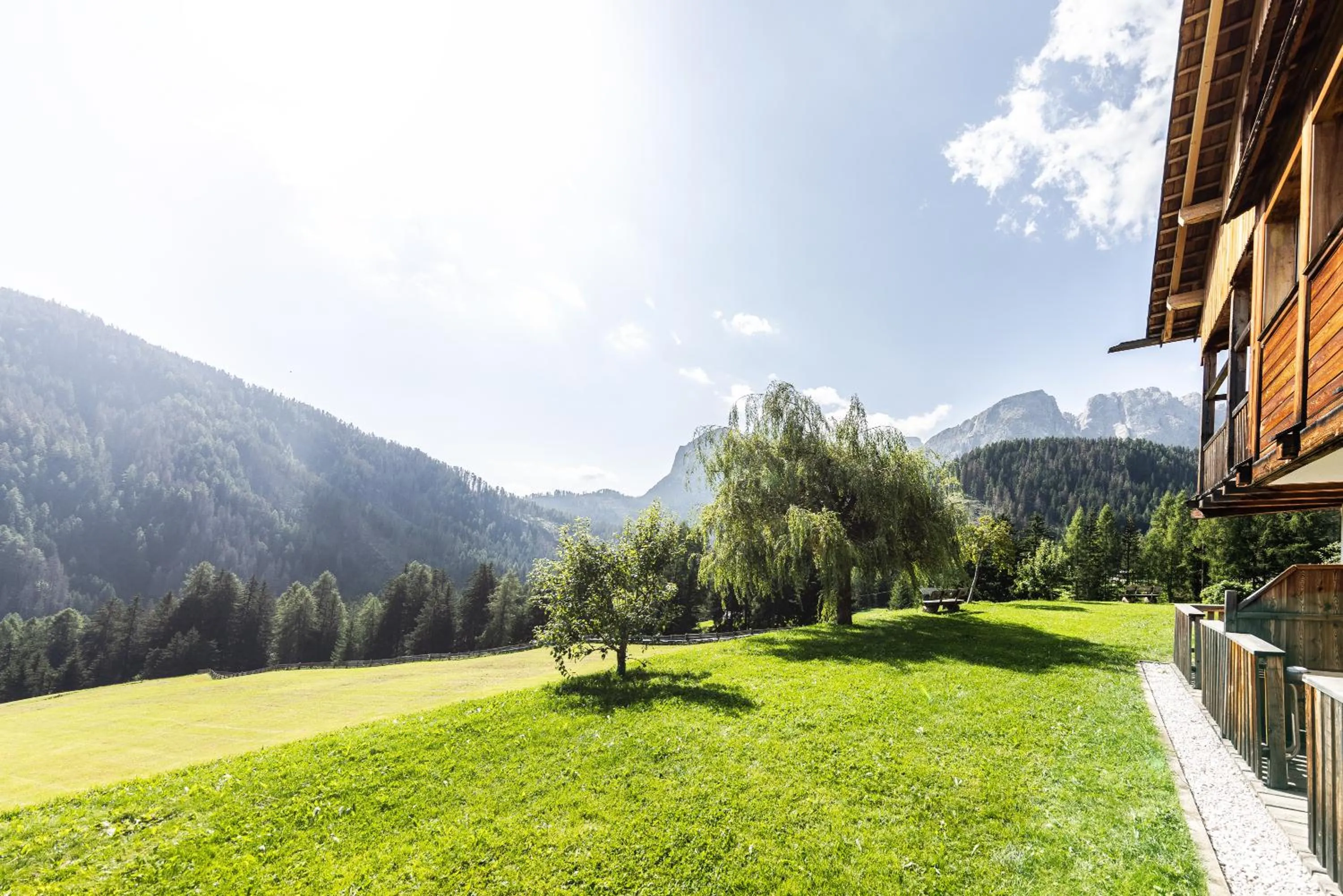Garden in Hotel Pension Odles