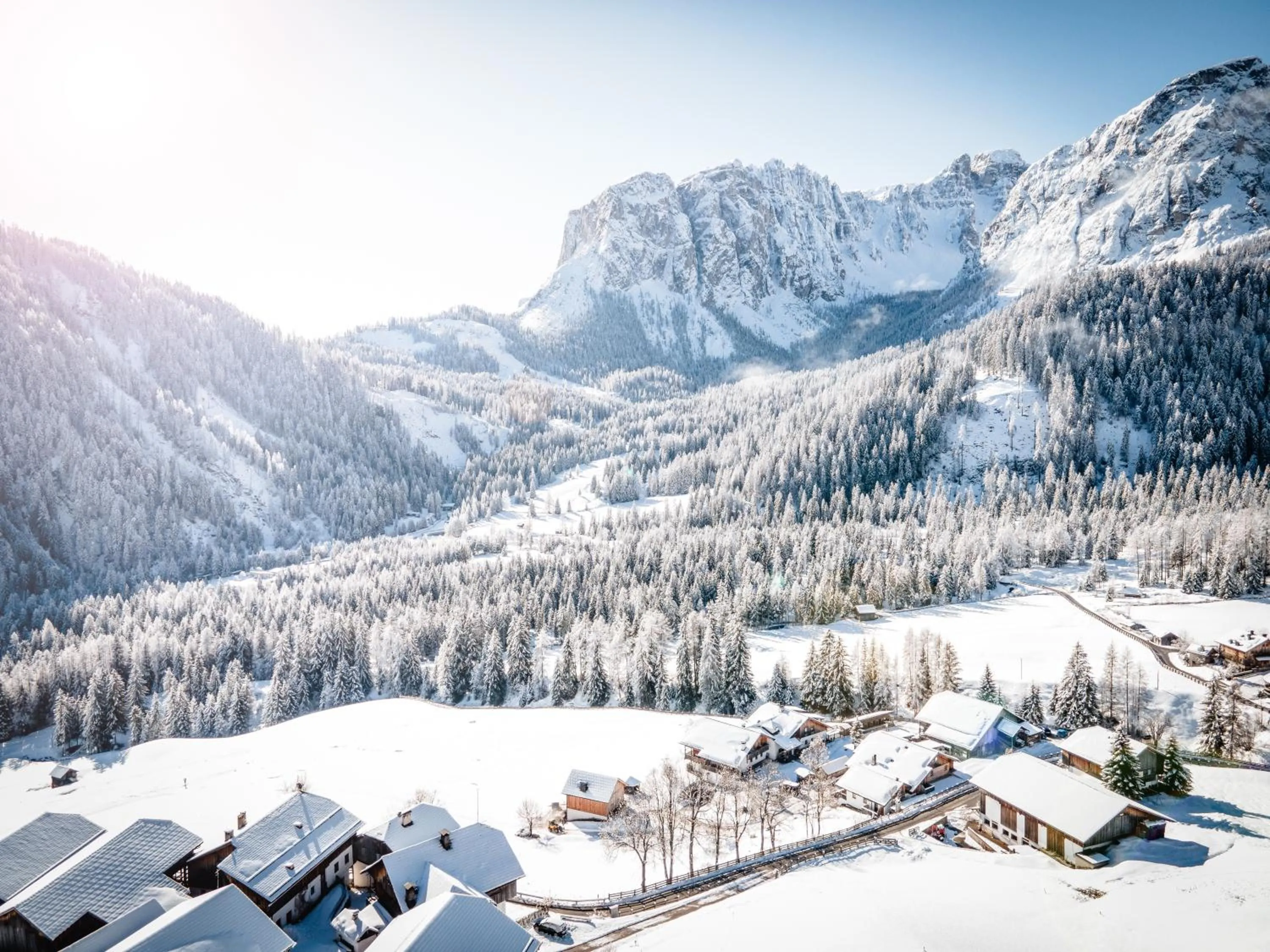 Mountain view in Hotel Pension Odles