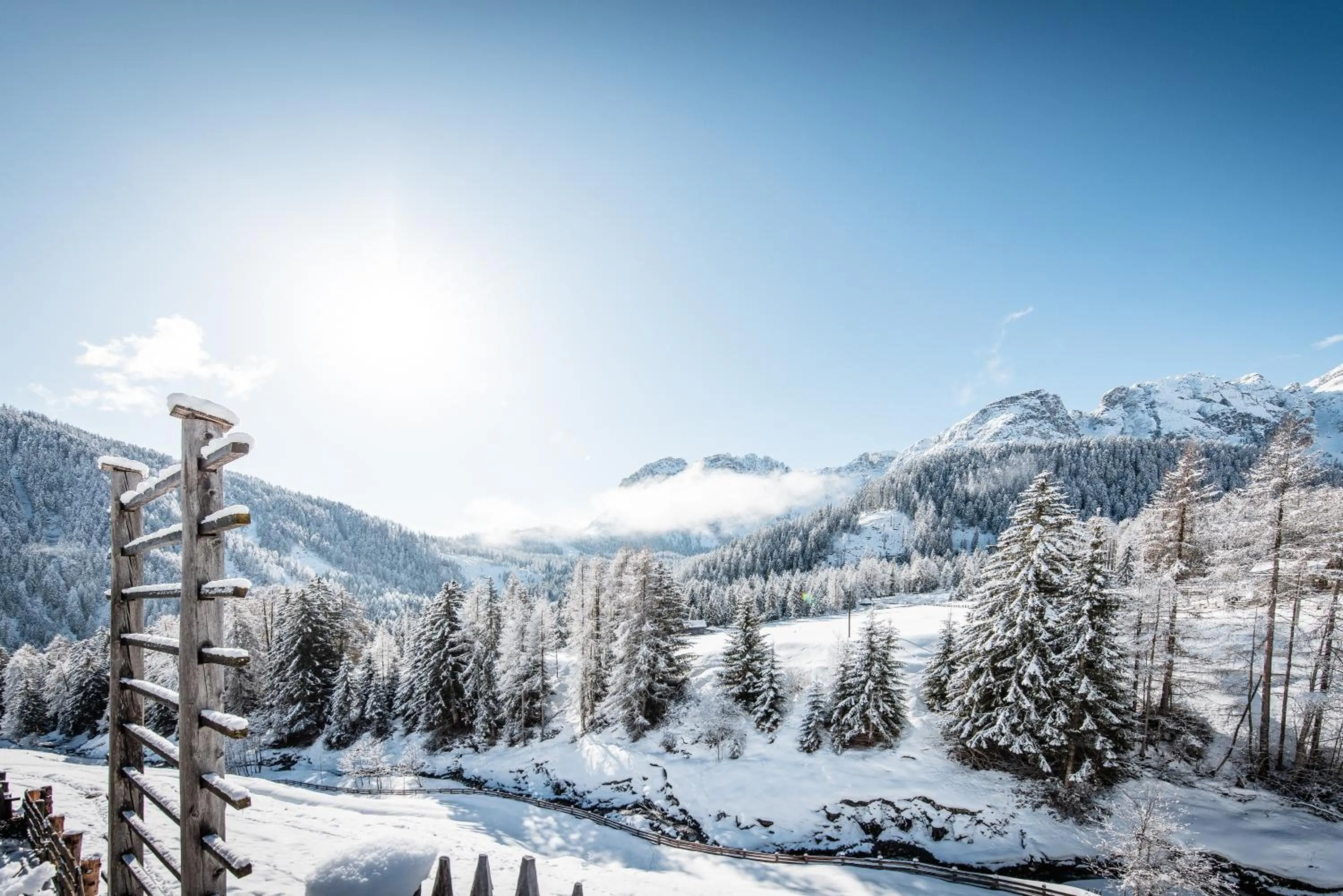 Winter in Hotel Pension Odles
