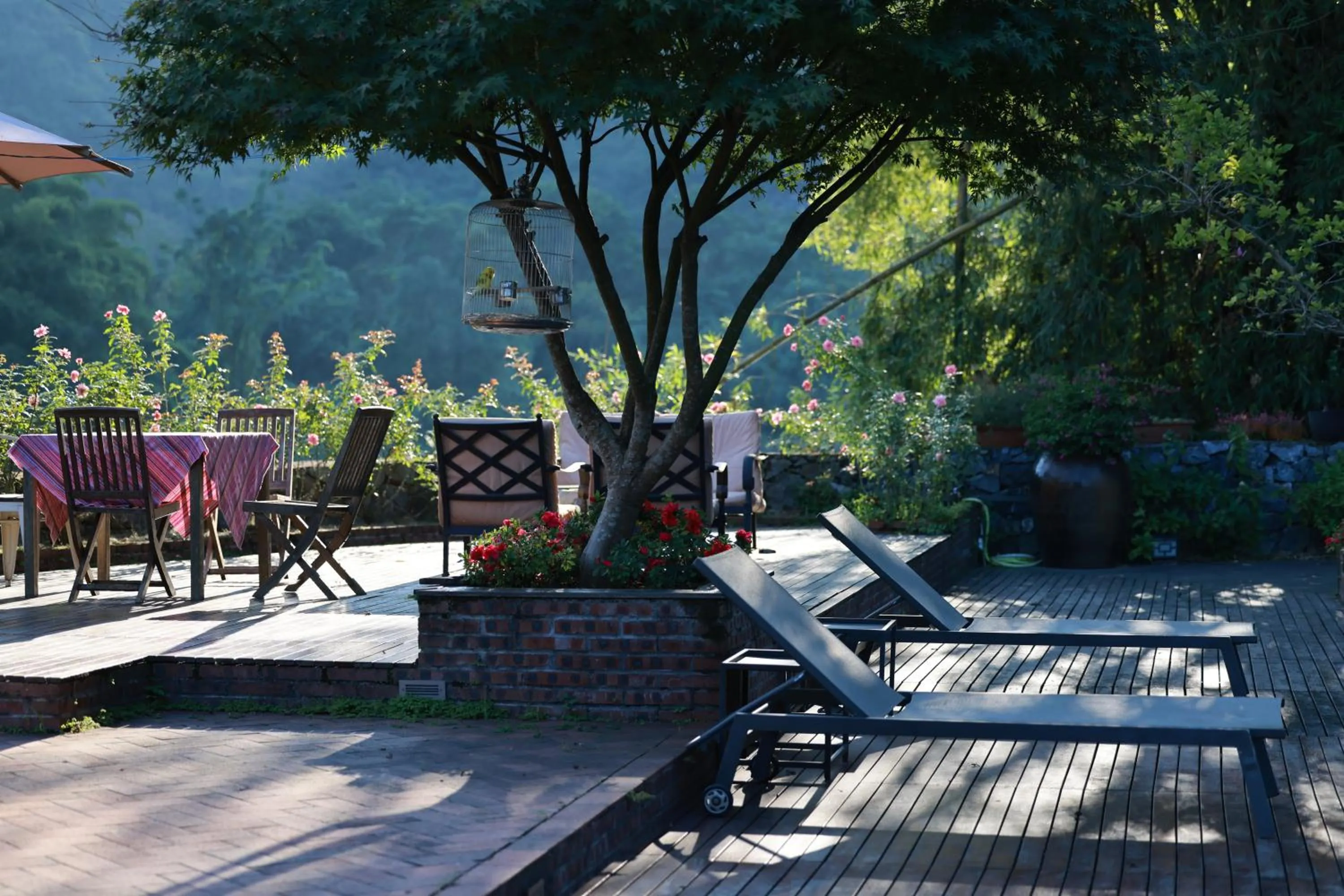 Sunset in The Apsara Lodge