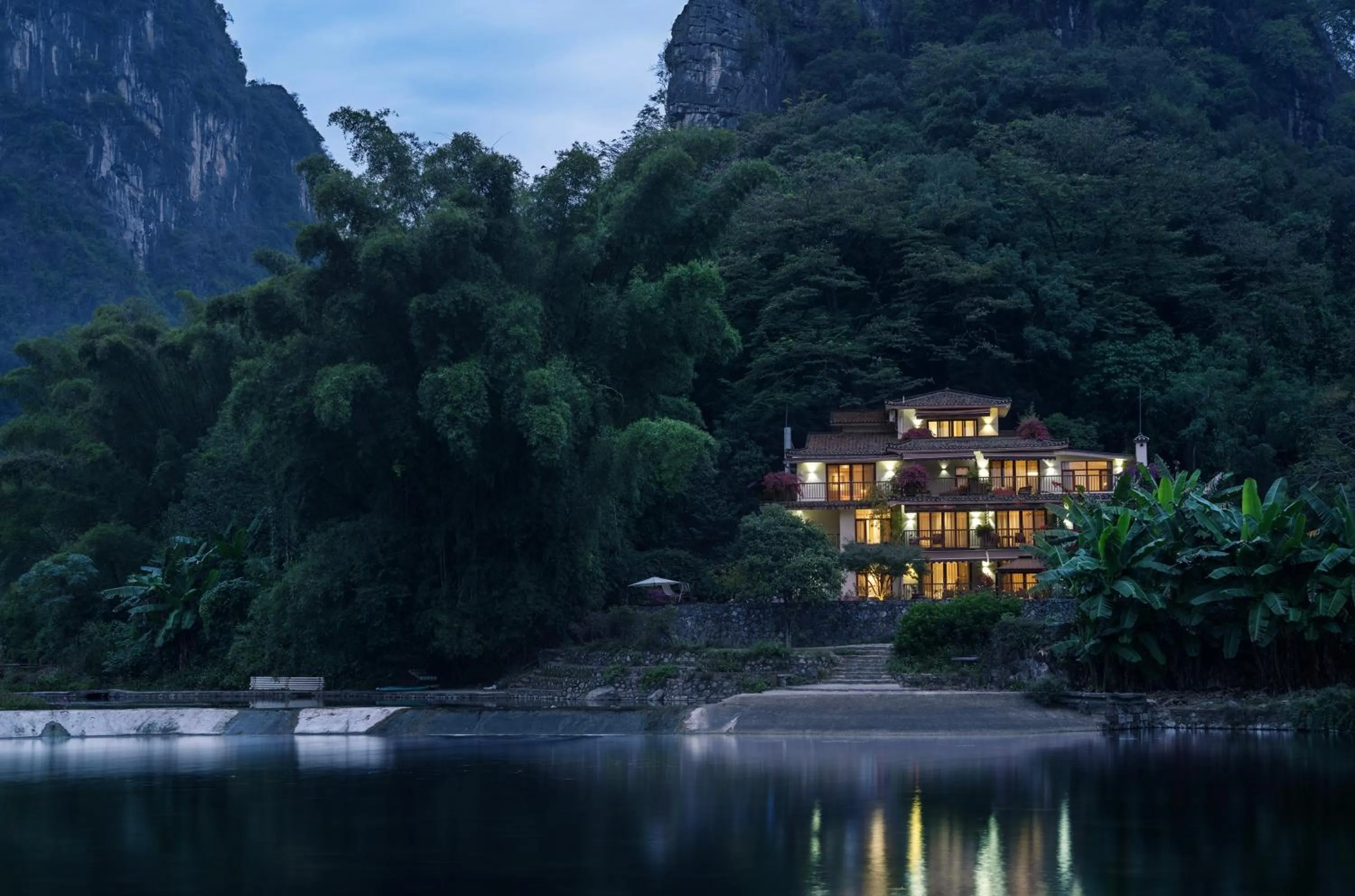 Property building in Yangshuo The Apsara Lodge