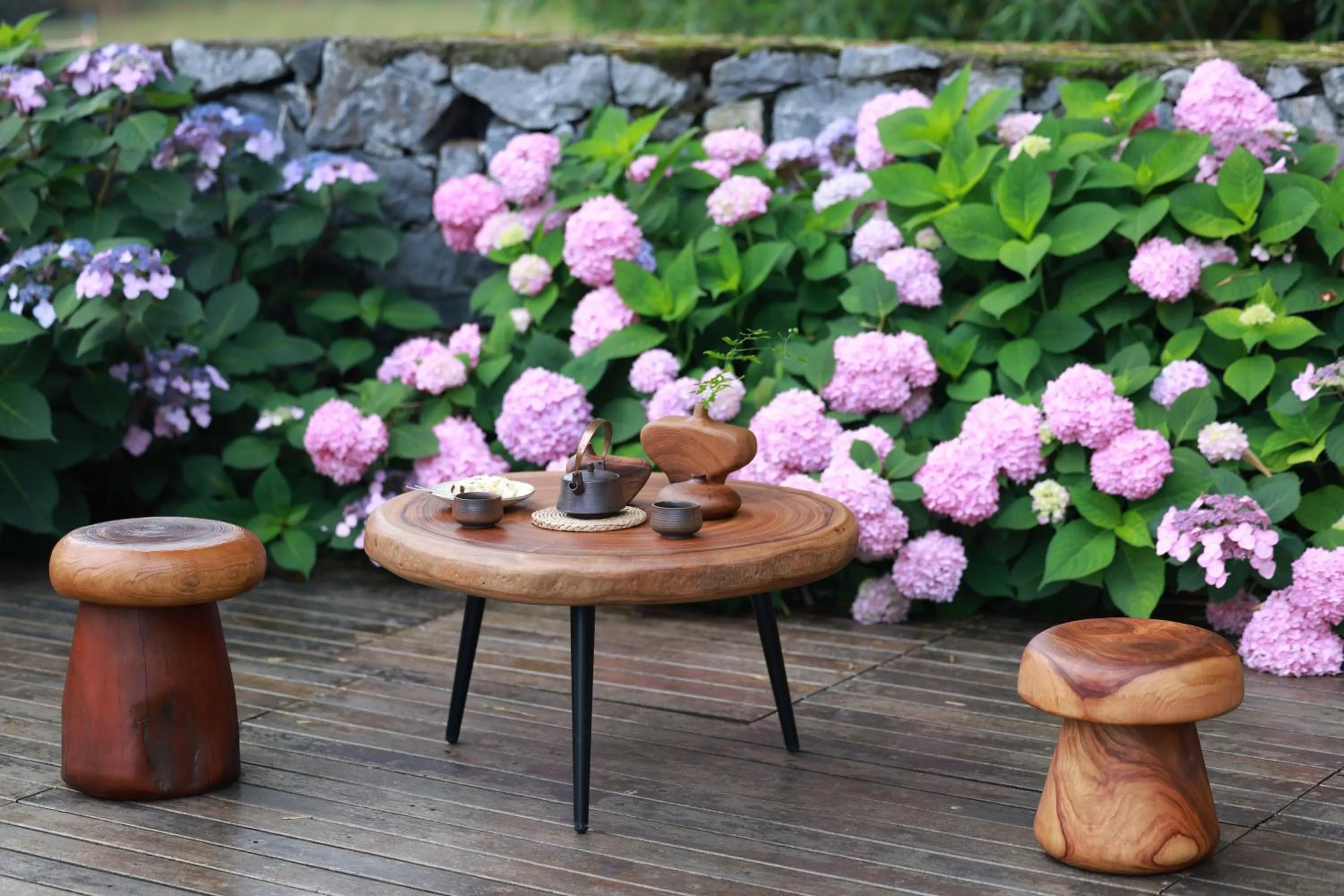 Garden in The Apsara Lodge