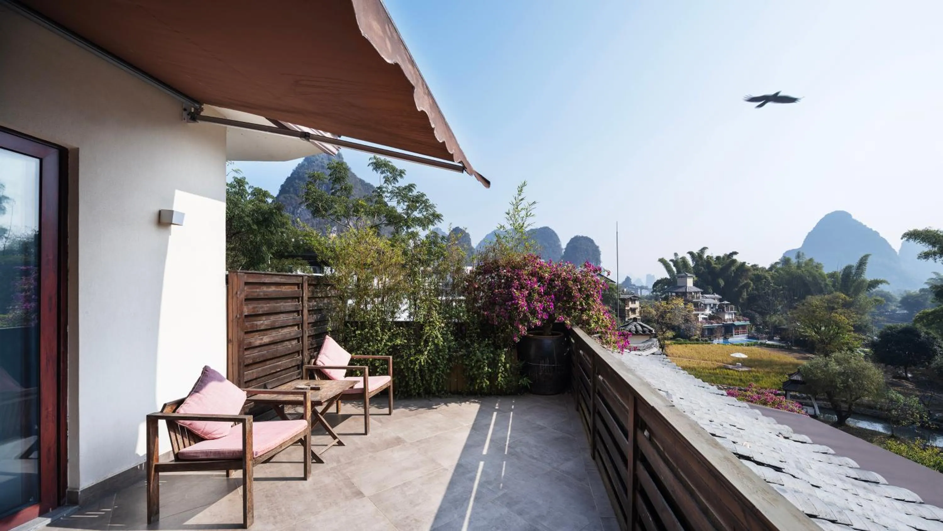 View (from property/room) in Yangshuo The Apsara Lodge