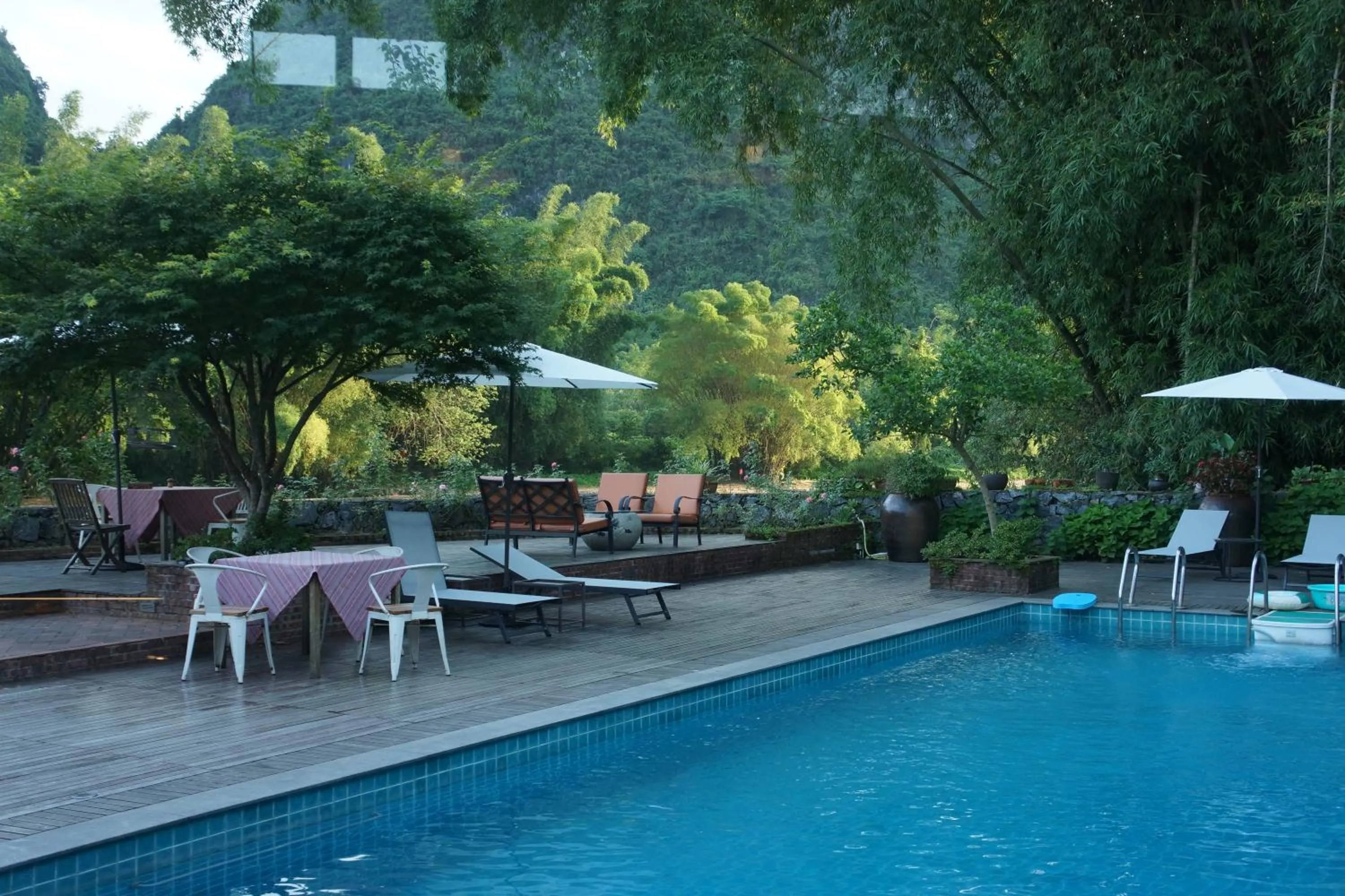 Garden in The Apsara Lodge