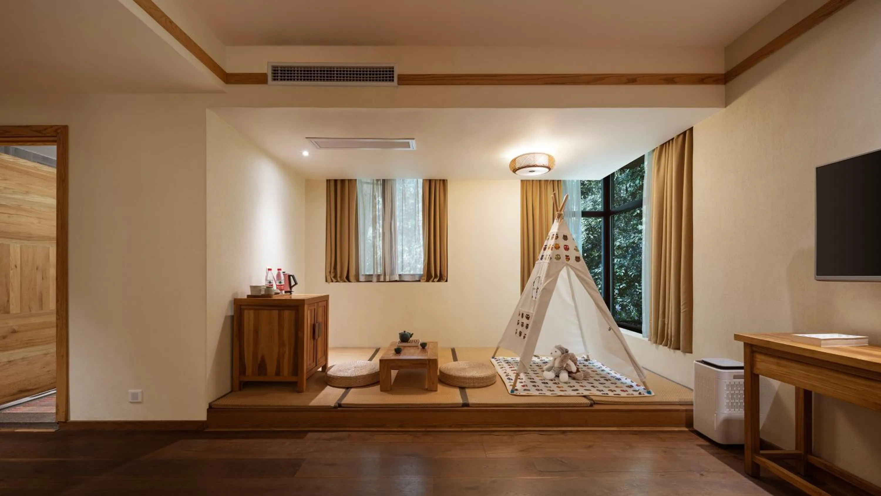 Seating area in Yangshuo The Apsara Lodge