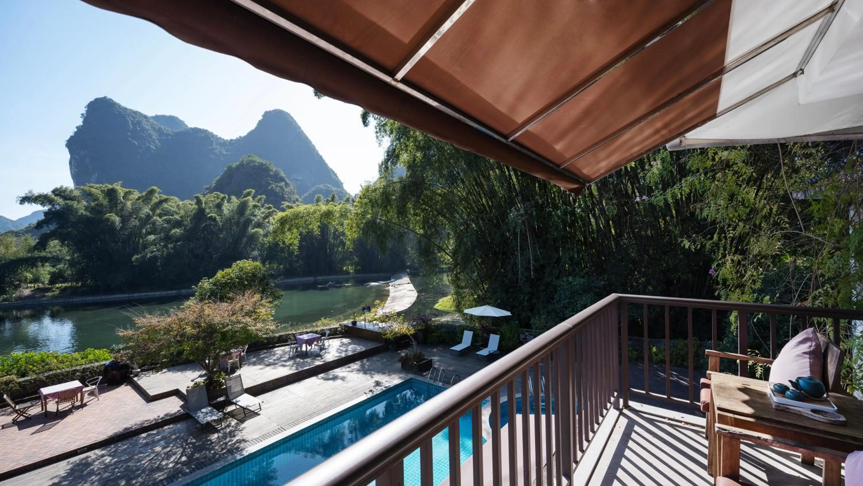 Natural landscape in Yangshuo The Apsara Lodge