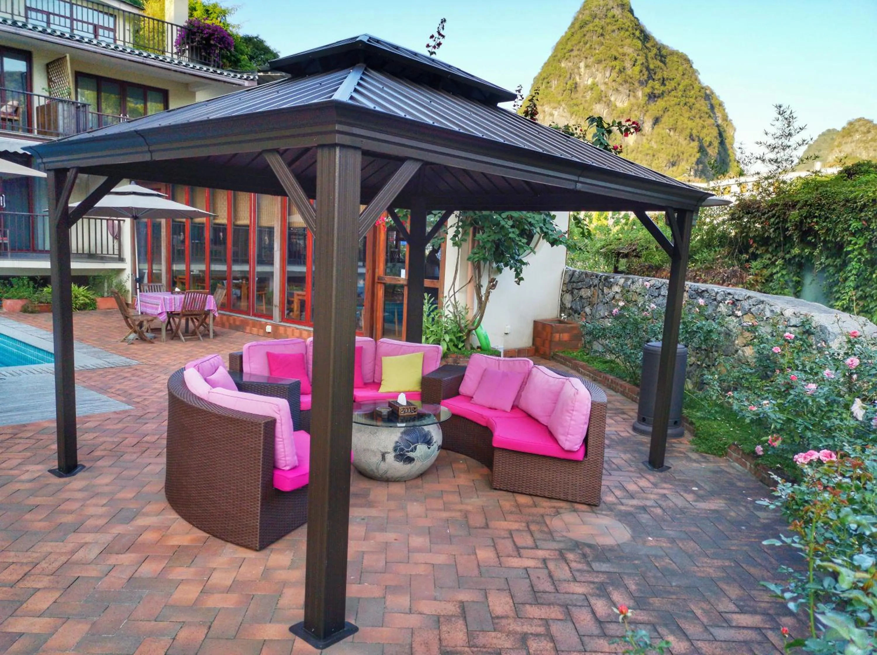 Balcony/Terrace in The Apsara Lodge