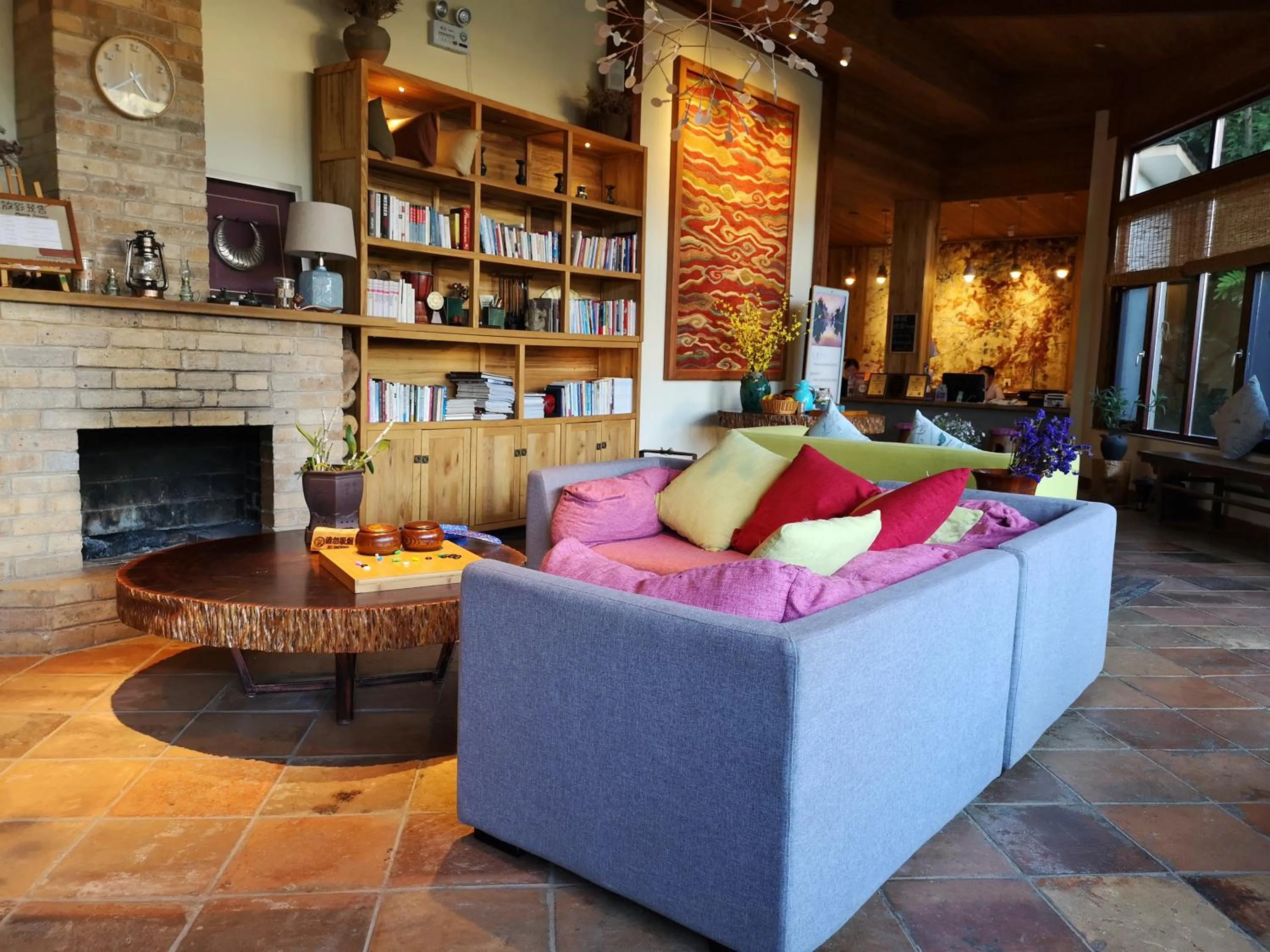 Lobby or reception in The Apsara Lodge