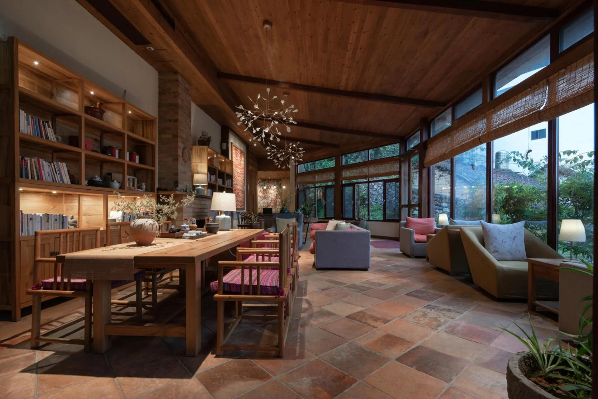 Lobby or reception in The Apsara Lodge