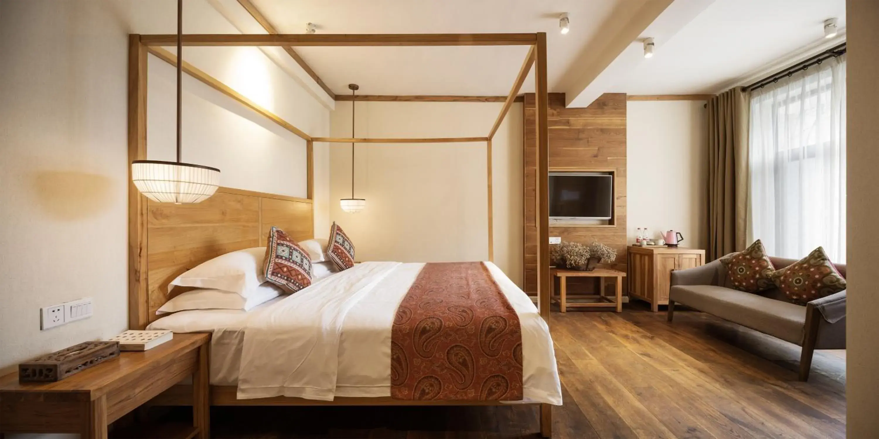 King Room with Garden View in Yangshuo The Apsara Lodge King Room with Garden View in Yangshuo The Apsara Lodge