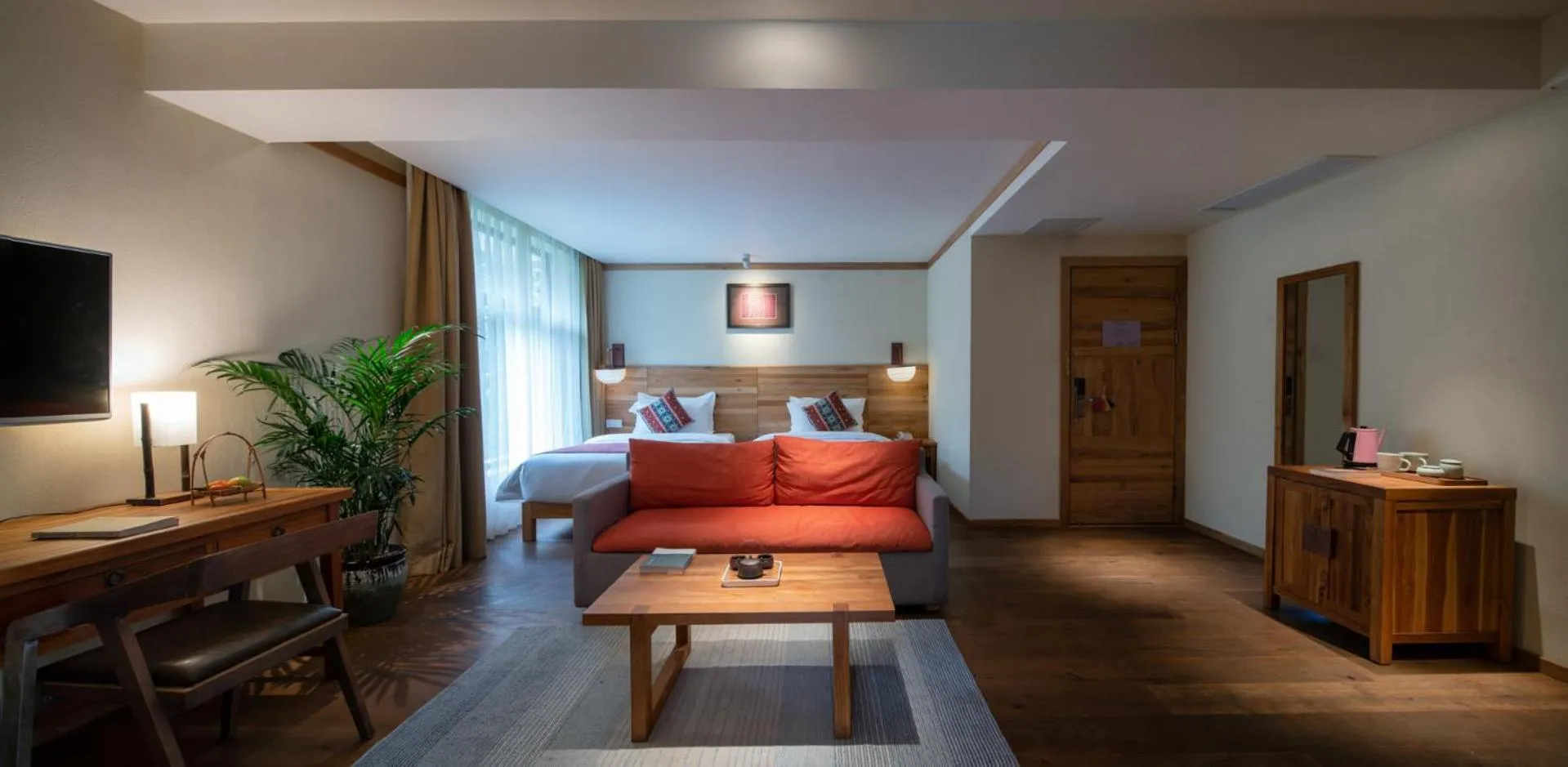 Bed in The Apsara Lodge