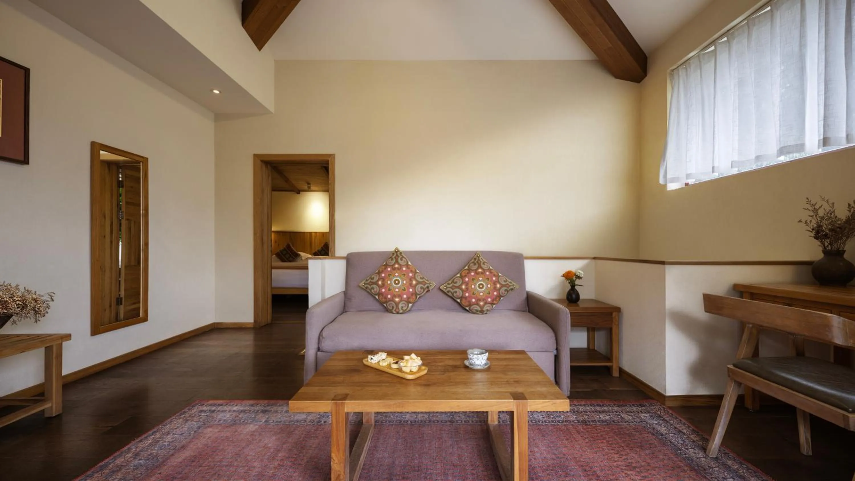 Living room in Yangshuo The Apsara Lodge