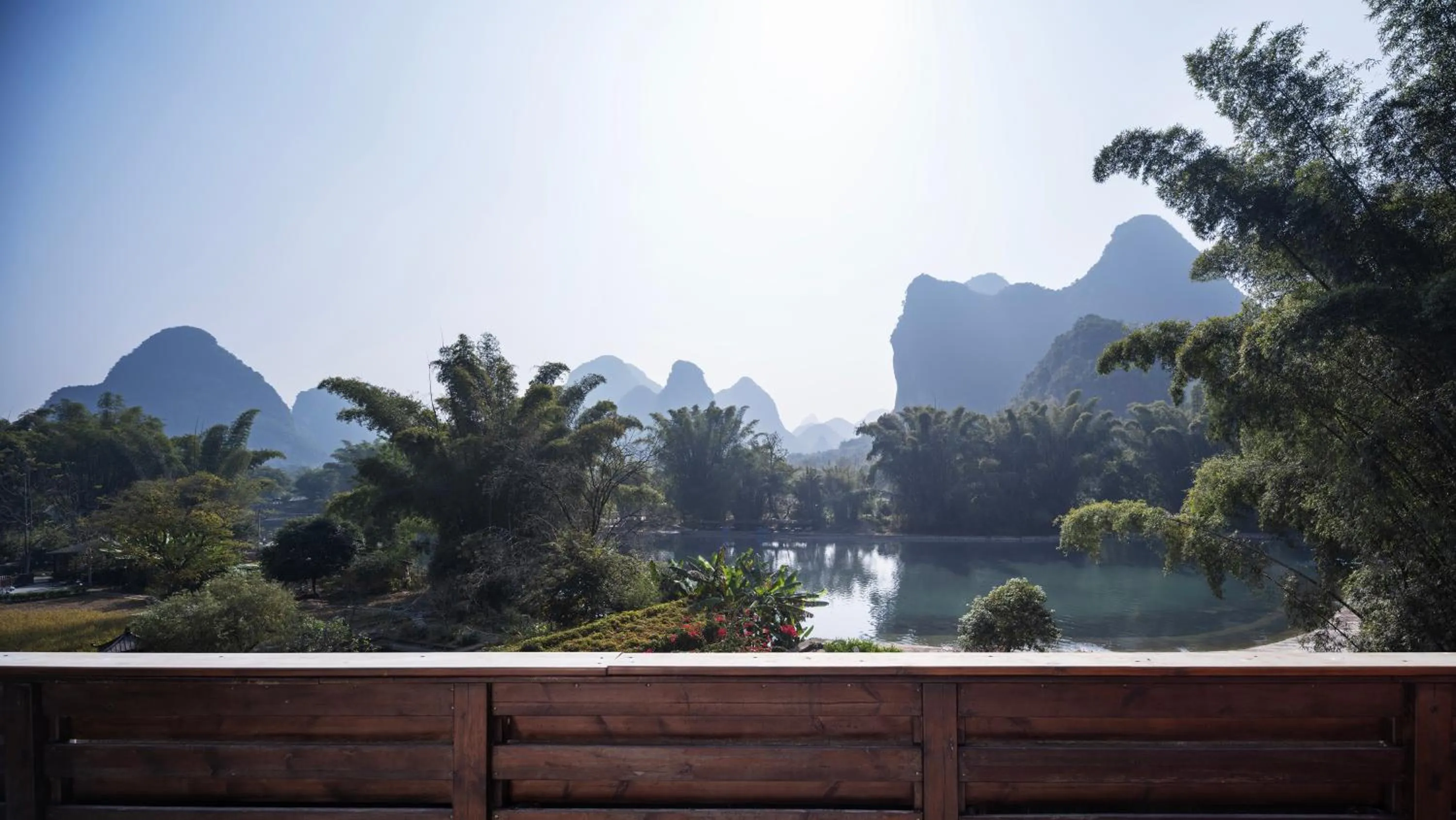 Natural landscape in Yangshuo The Apsara Lodge