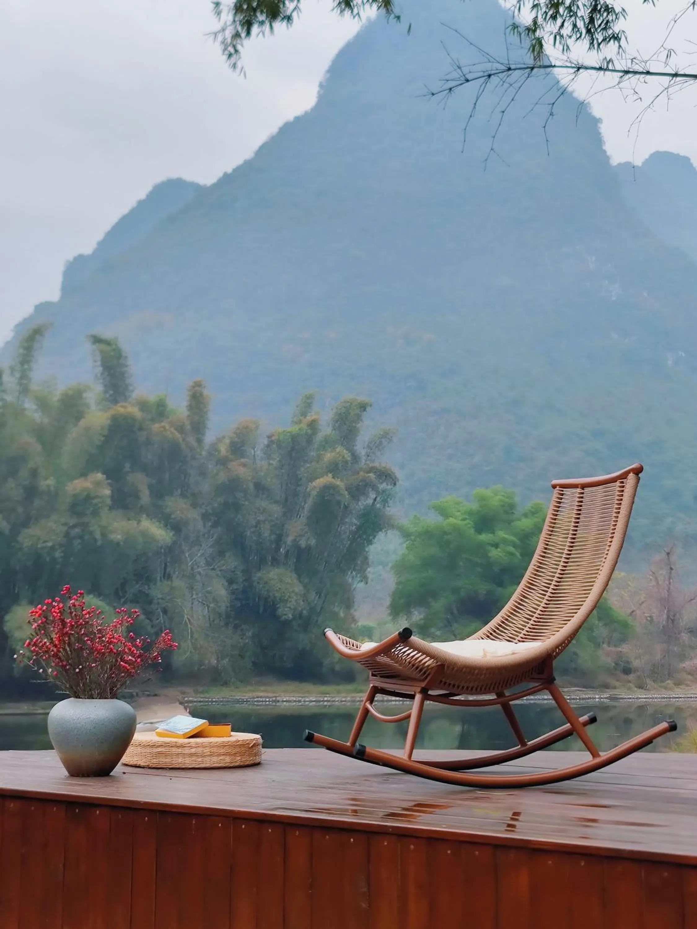 Balcony/Terrace in The Apsara Lodge